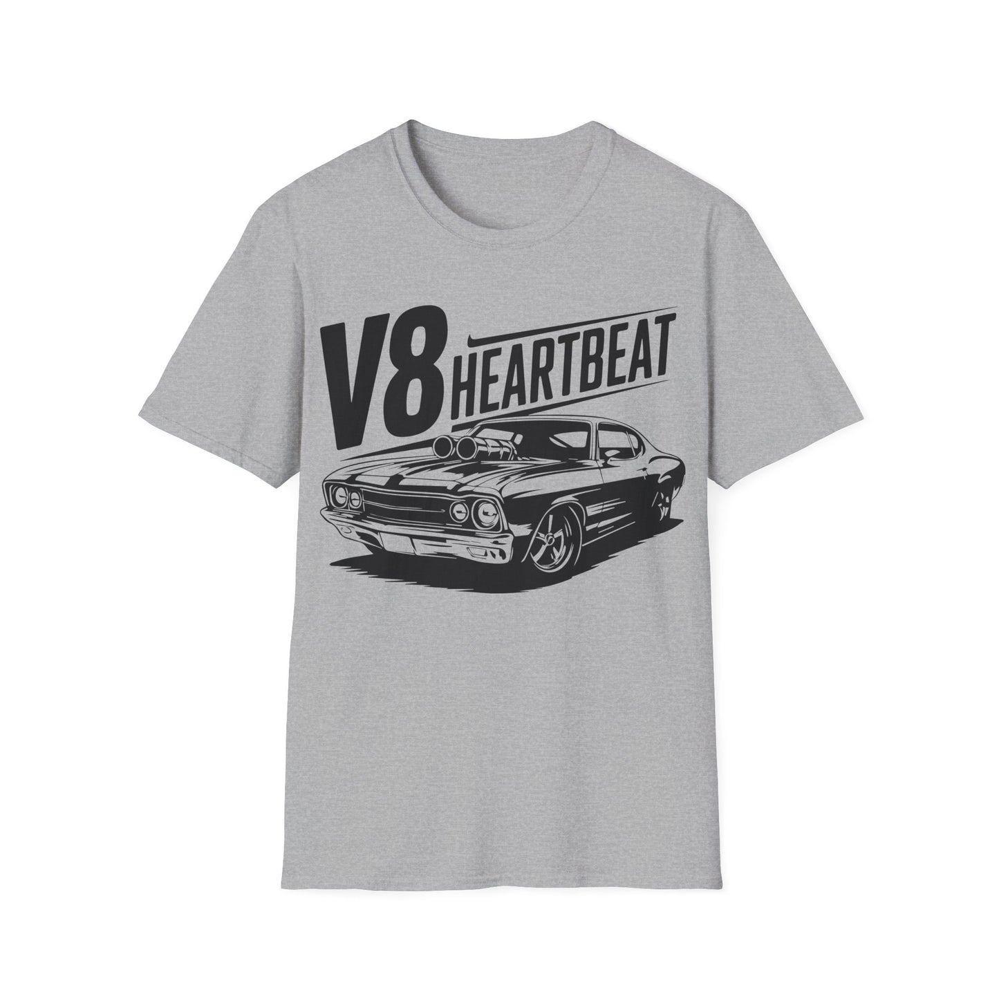 'V8 Heartbeat' - Muscle Car T-shirt