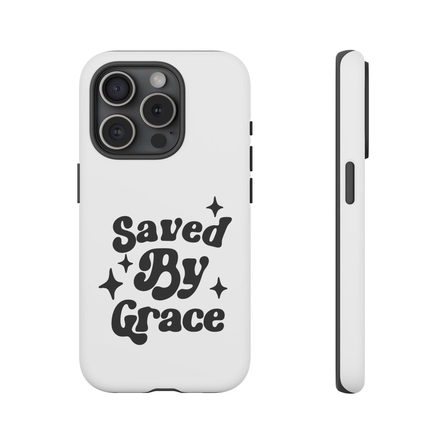 'Saved By Grace' - iPhone Case