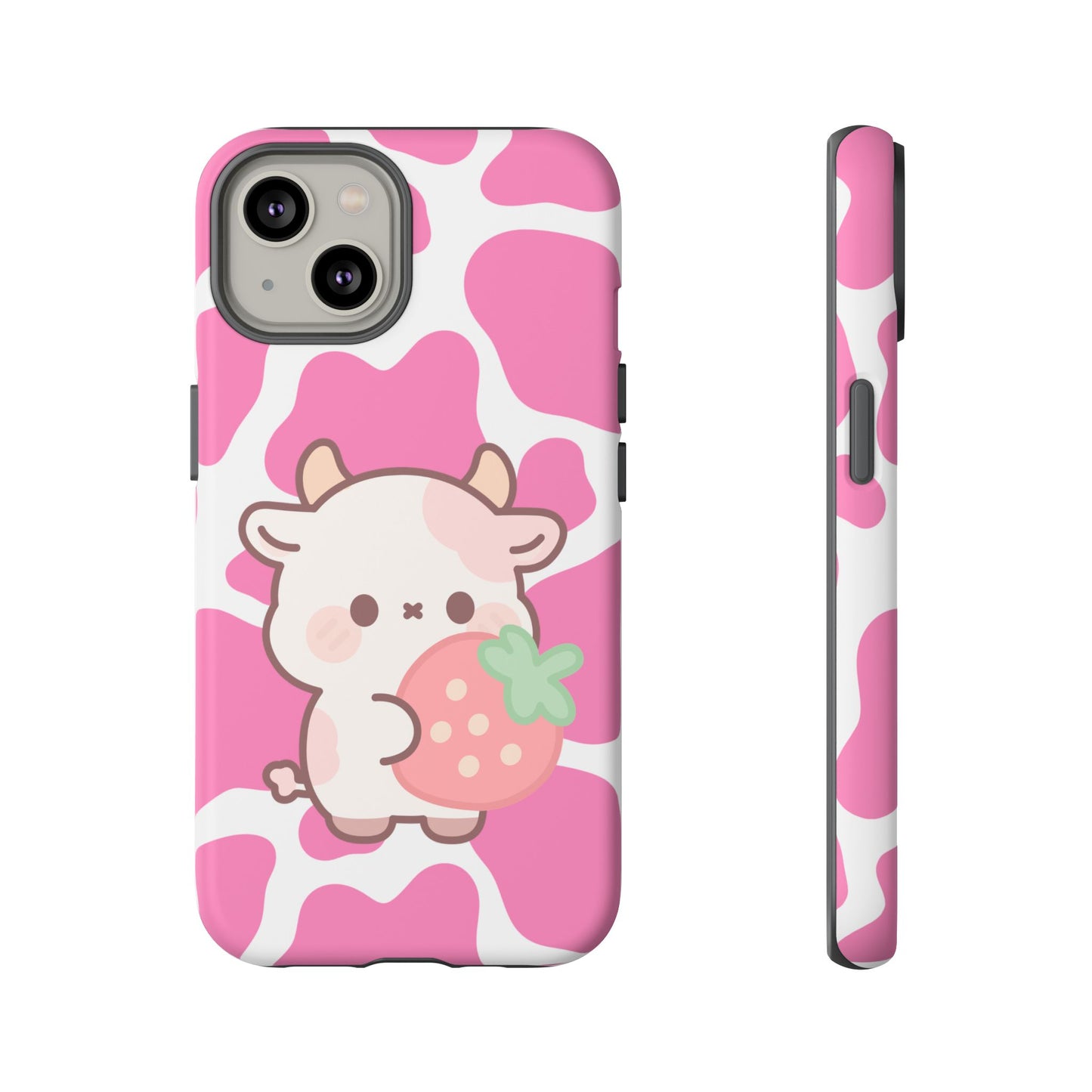'Kawaii Pink Cow'- Samsung Case