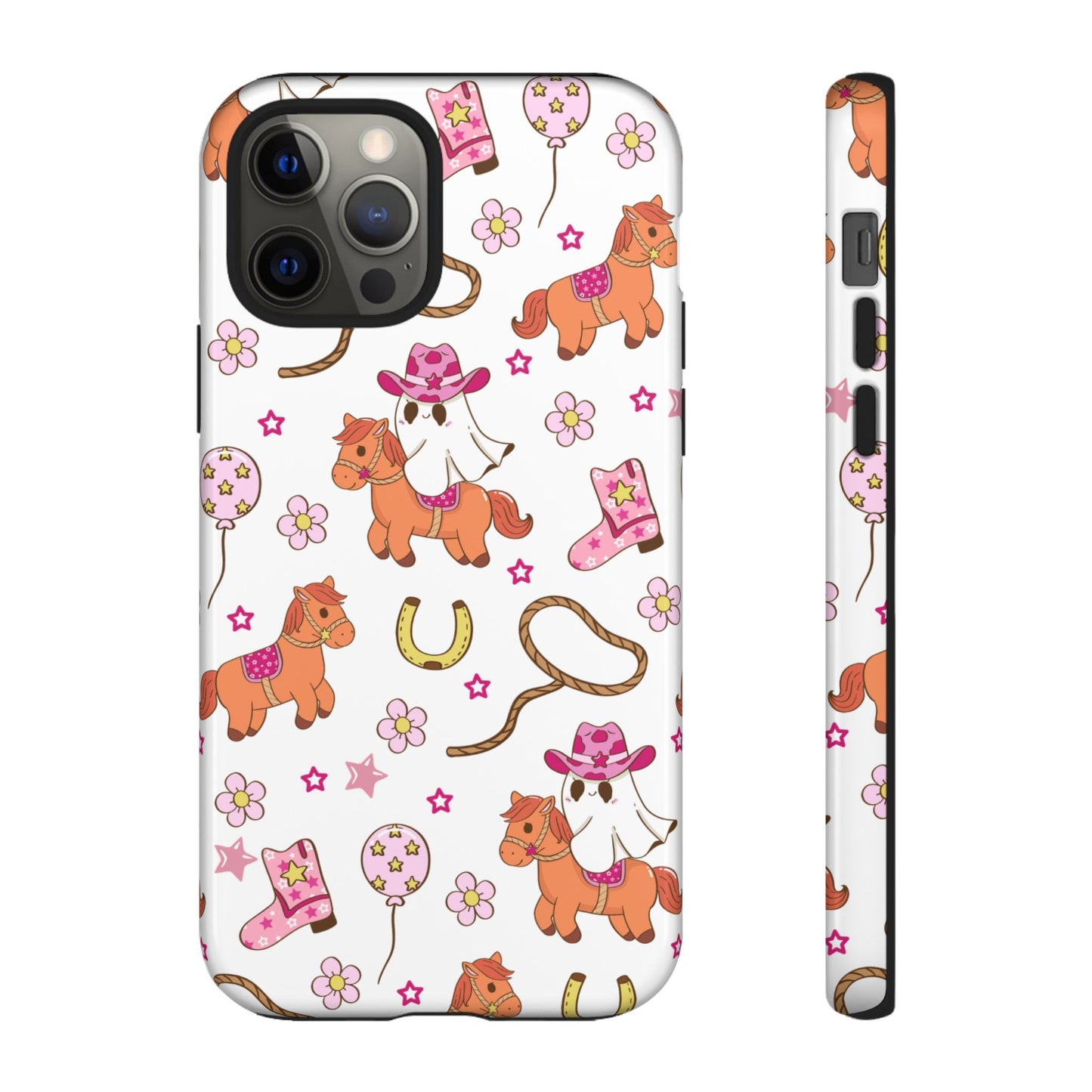 'Cowgirl Ghost Pony' - iPhone Case