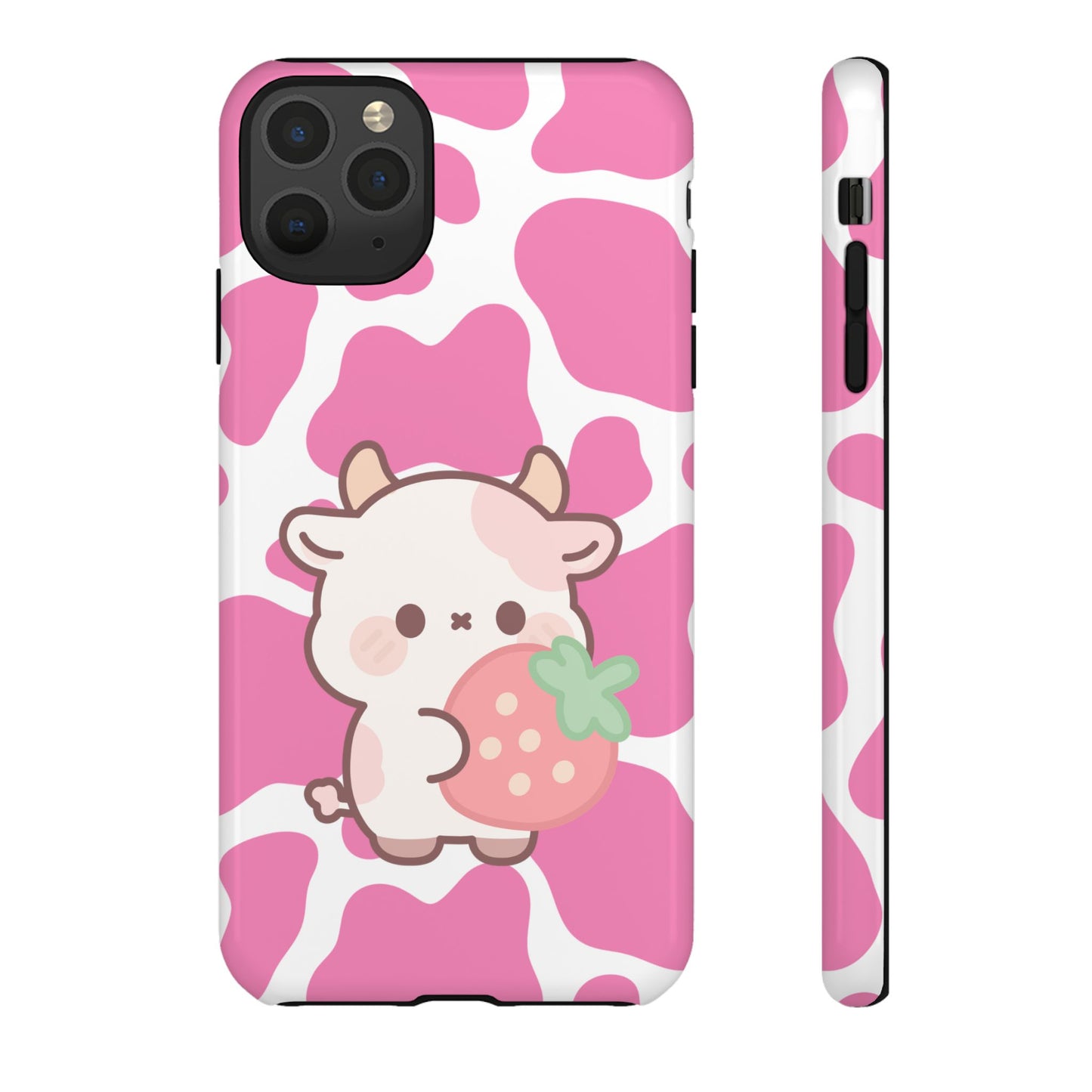 'Kawaii Pink Cow'- Samsung Case