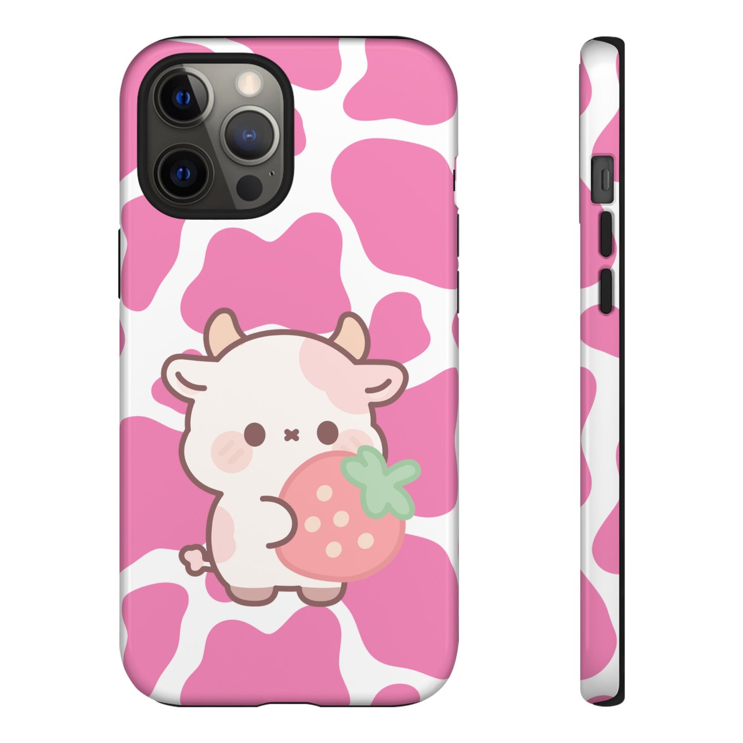 'Kawaii Pink Cow'- Samsung Case