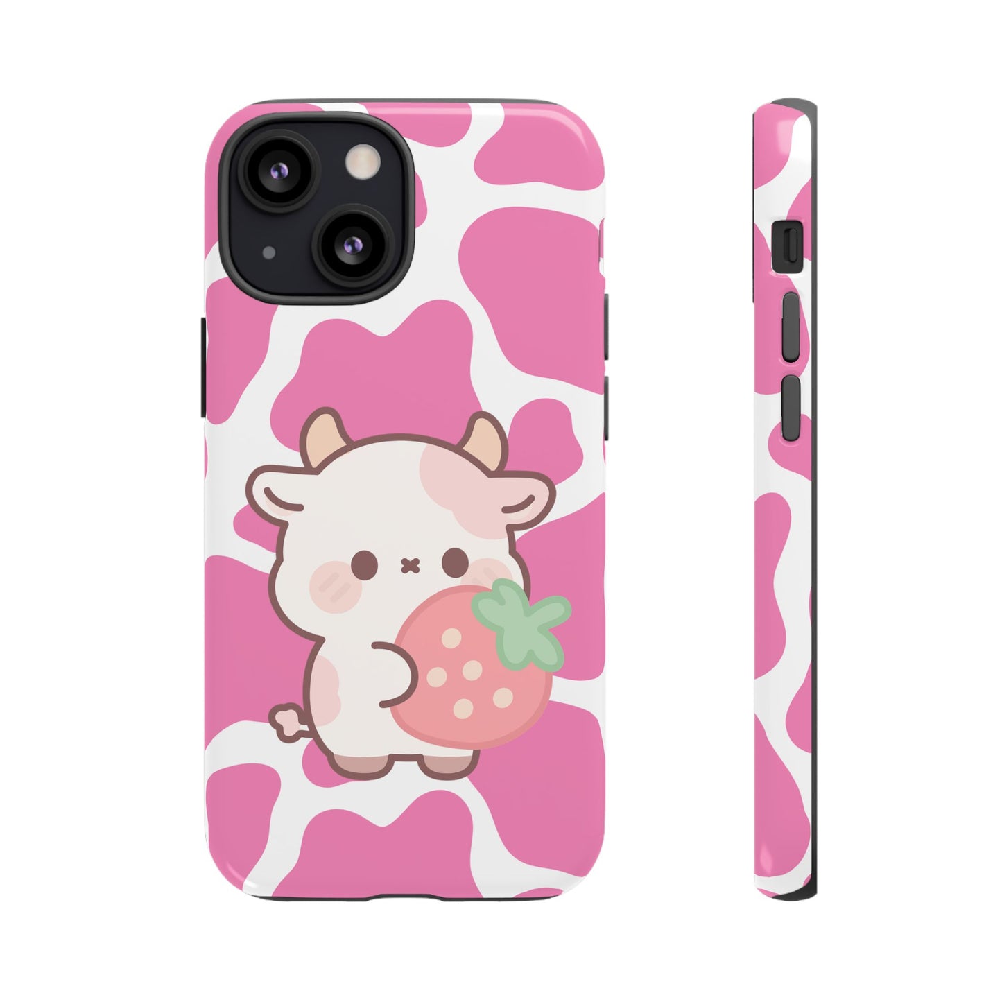 'Kawaii Pink Cow'- Samsung Case