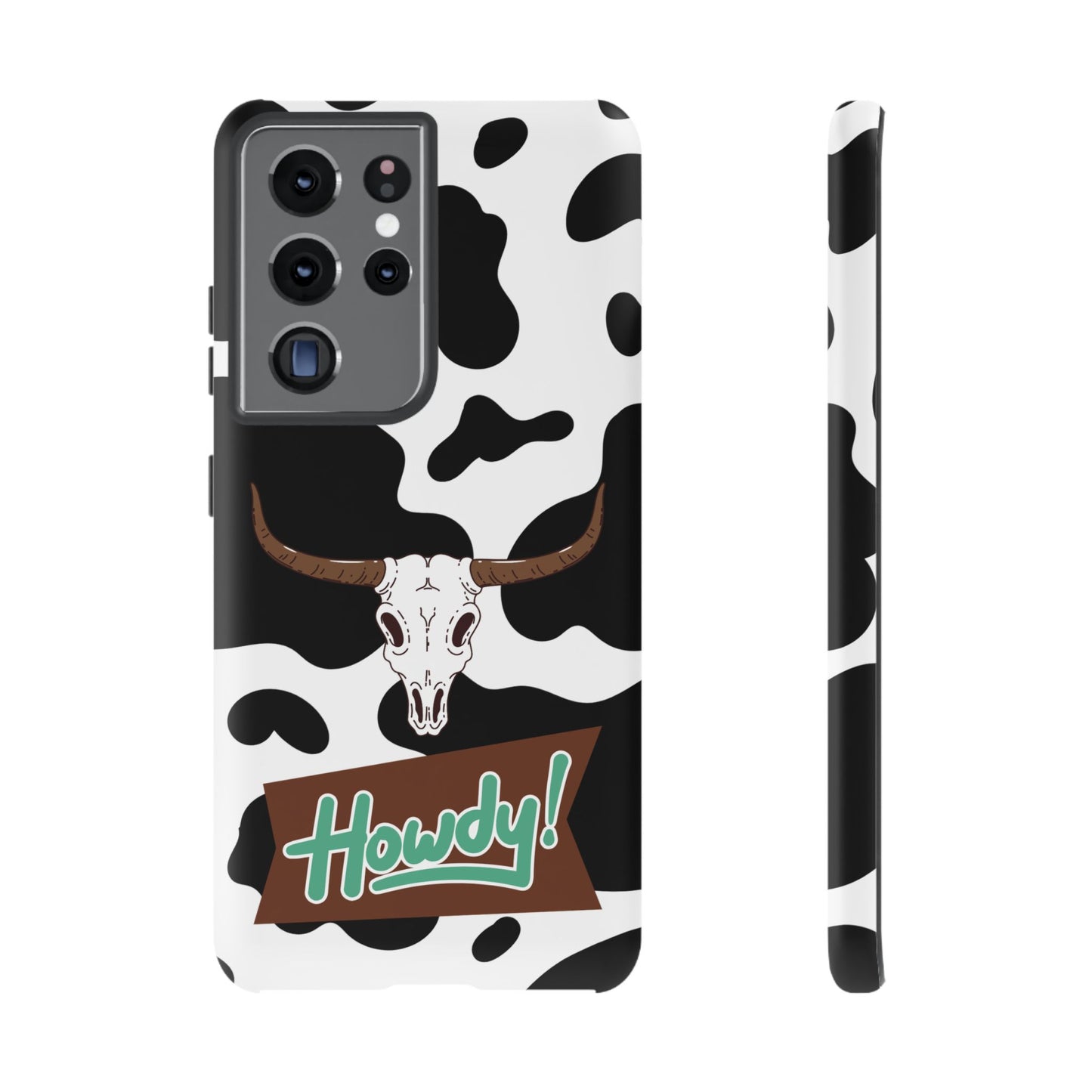 'Howdy Cowhide Skull' - Samsung Phone Case