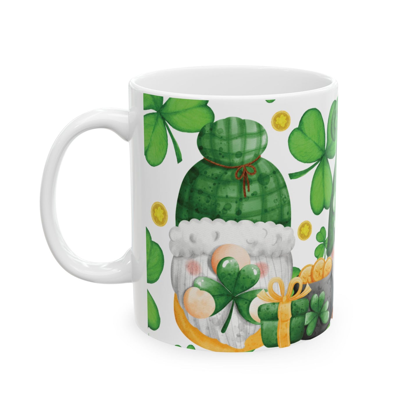 'St. Patrick’s Gnome' - Ceramic Mug
