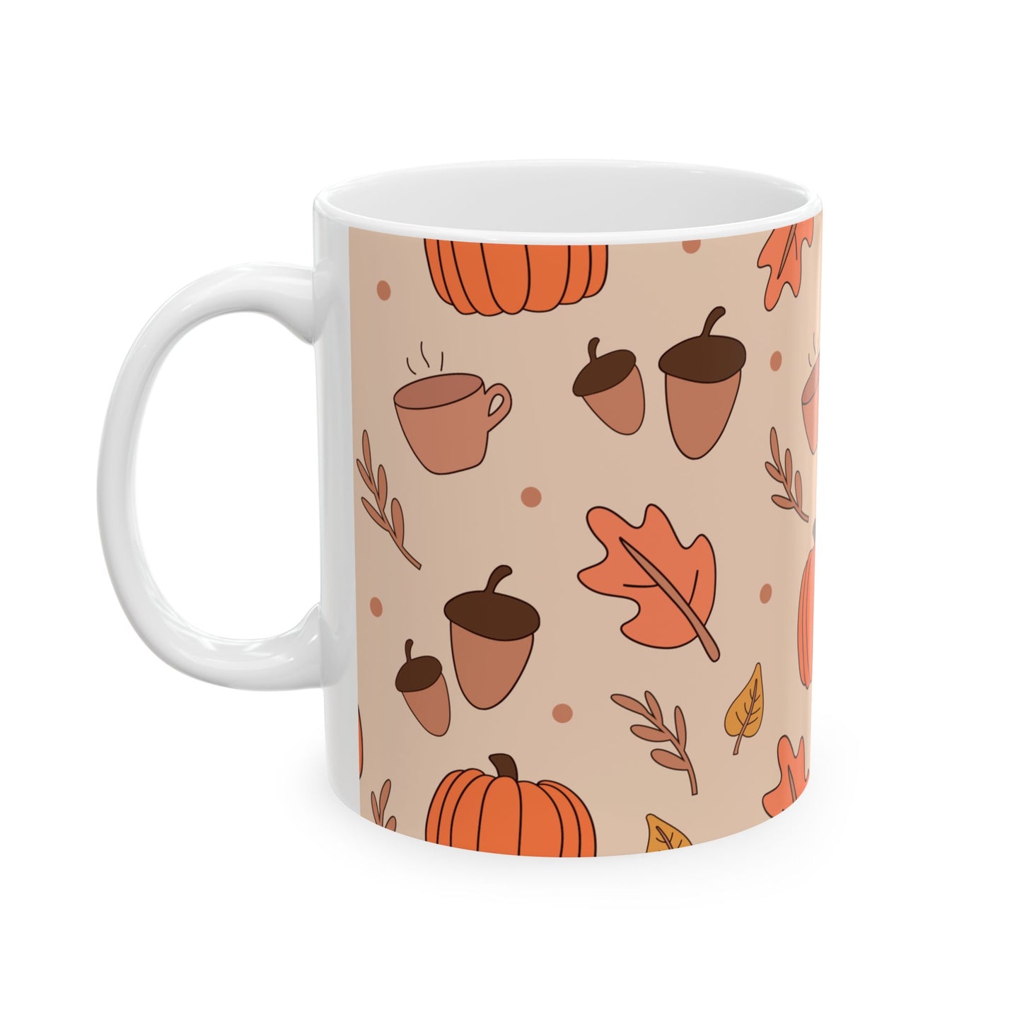 'Pumpkin Acorn'  Ceramic Mug