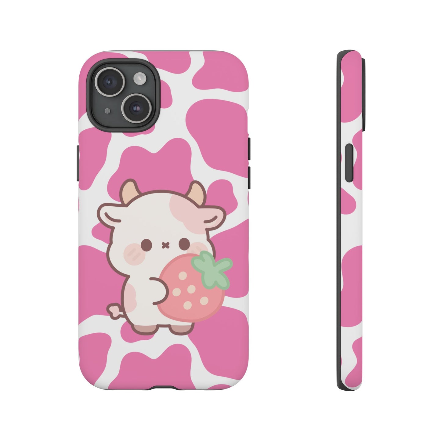 'Kawaii Pink Cow'- Samsung Case