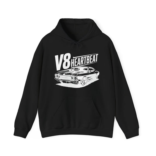 'V8 Heartbeat' - Muscle Car Hoodie