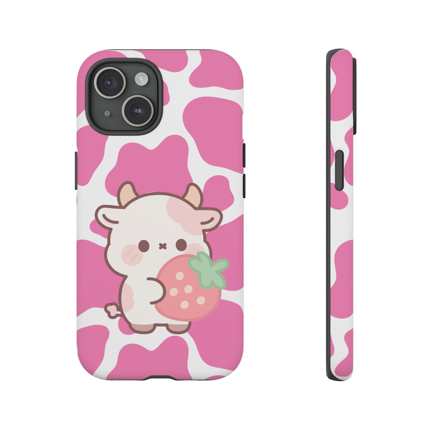 'Kawaii Pink Cow'- Samsung Case