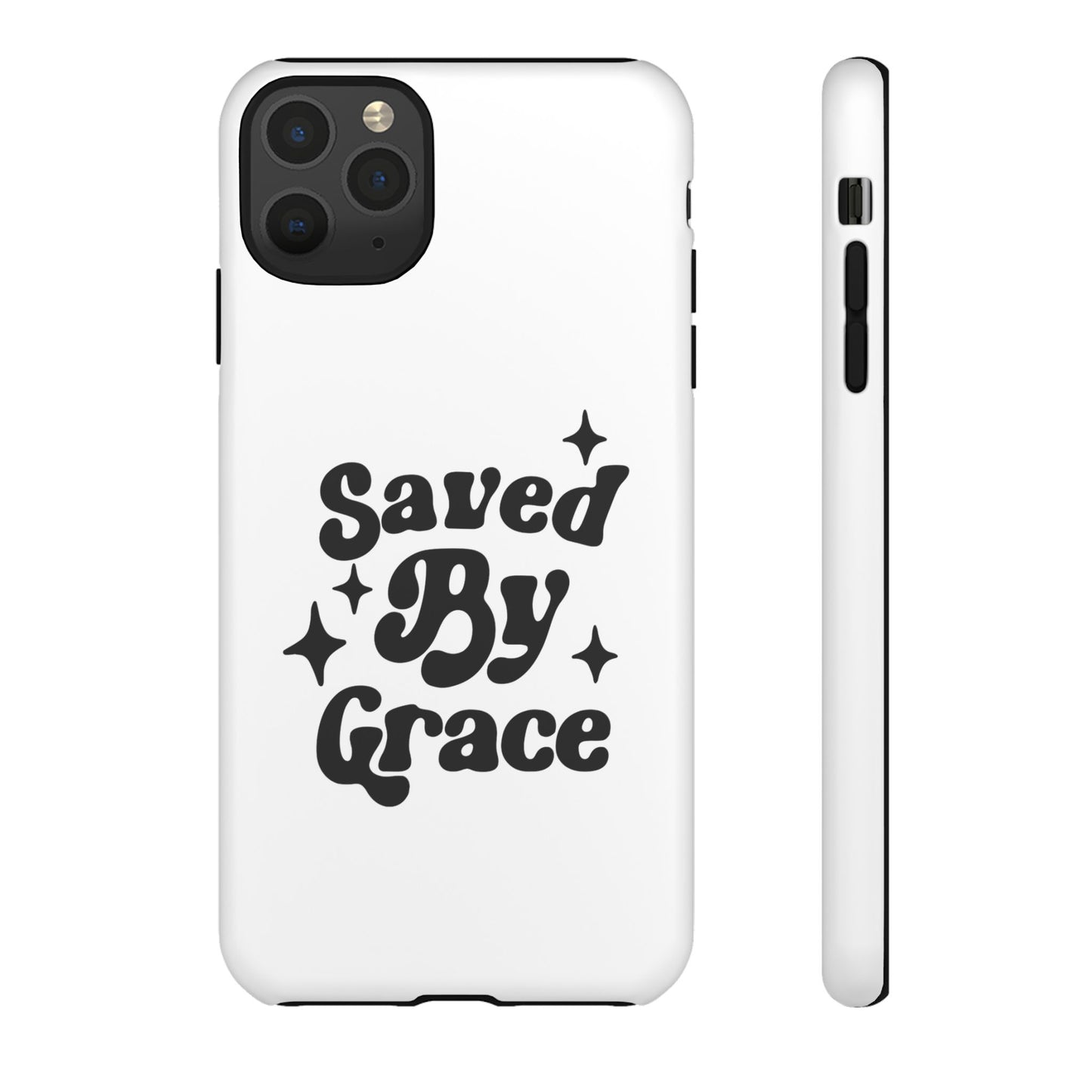 'Saved By Grace' - iPhone Case