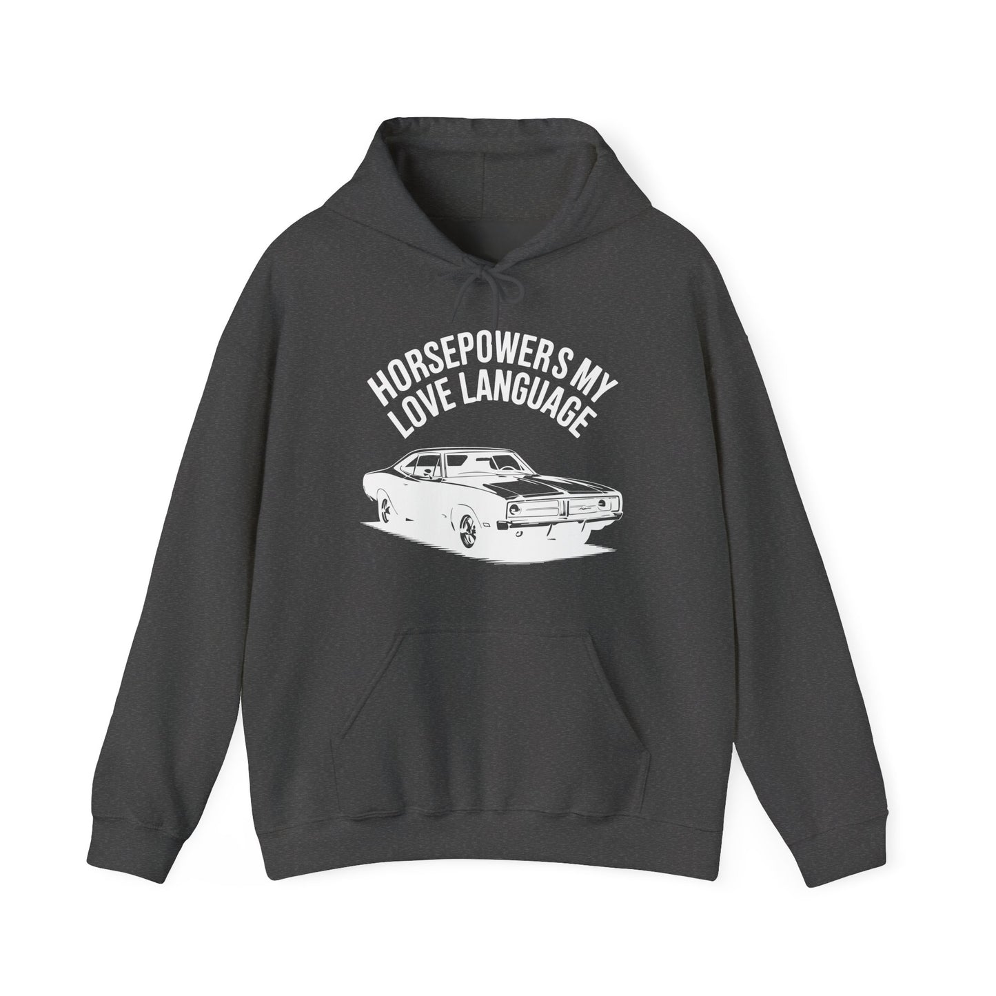 'Horsepowers My Love Language' - Muscle Car Hoodie