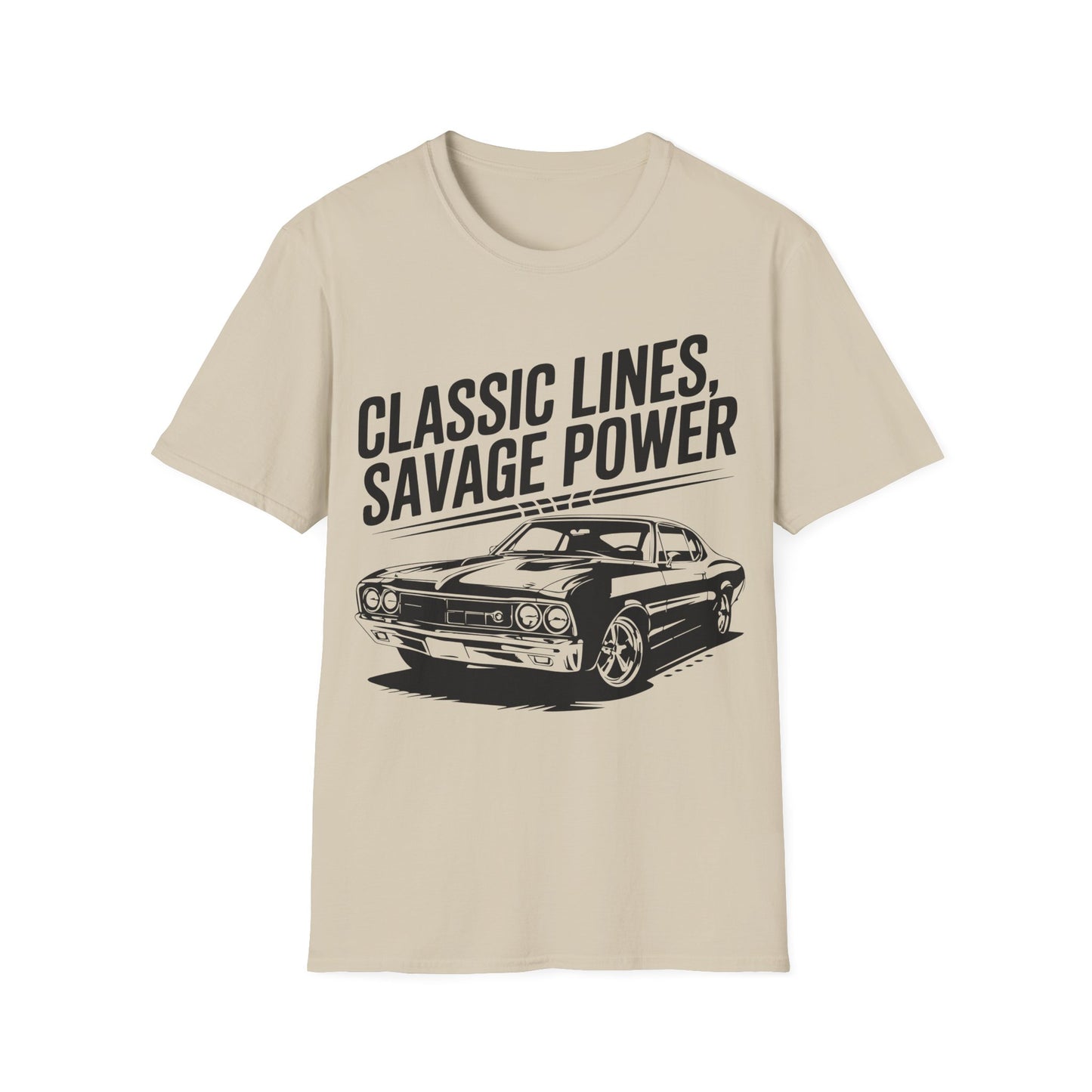 'Classic Lines, Savage Power' - Muscle Car T-Shirt