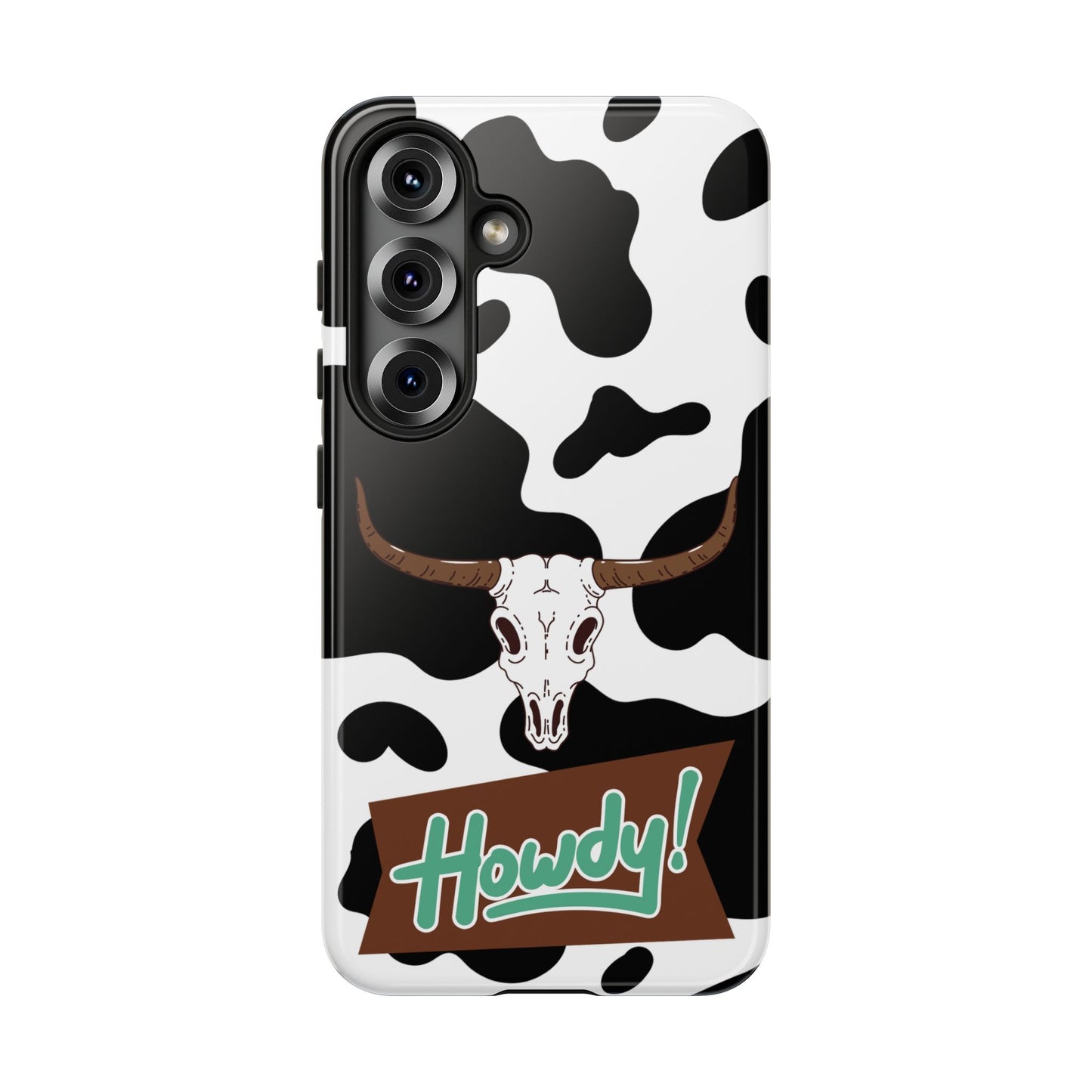 'Howdy Cowhide Skull' - Samsung Phone Case