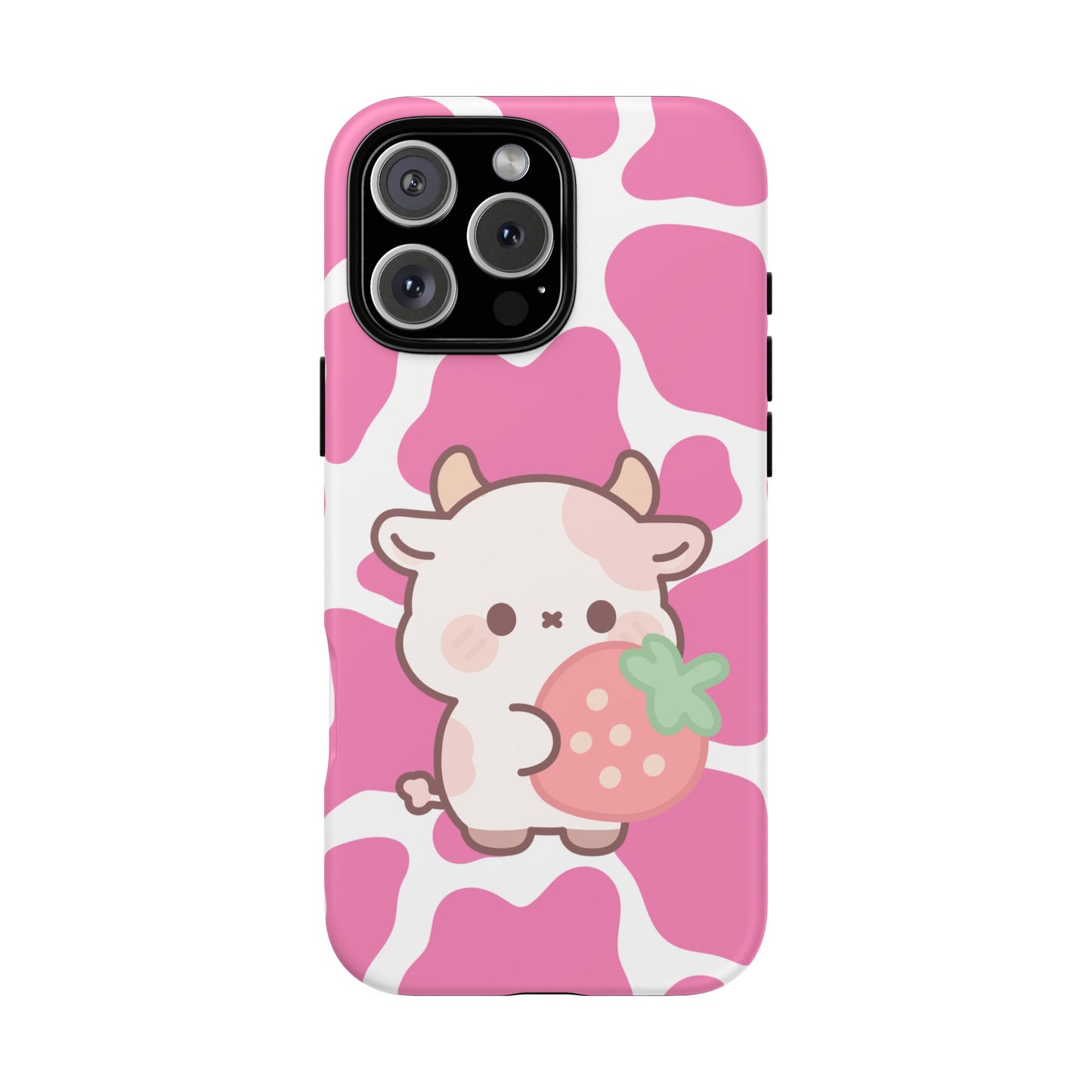 'Kawaii Pink Cow'- Samsung Case