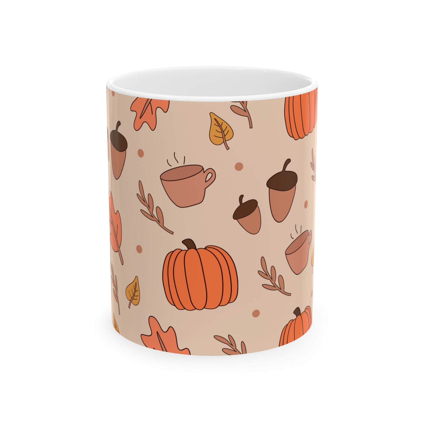 'Pumpkin Acorn'  Ceramic Mug