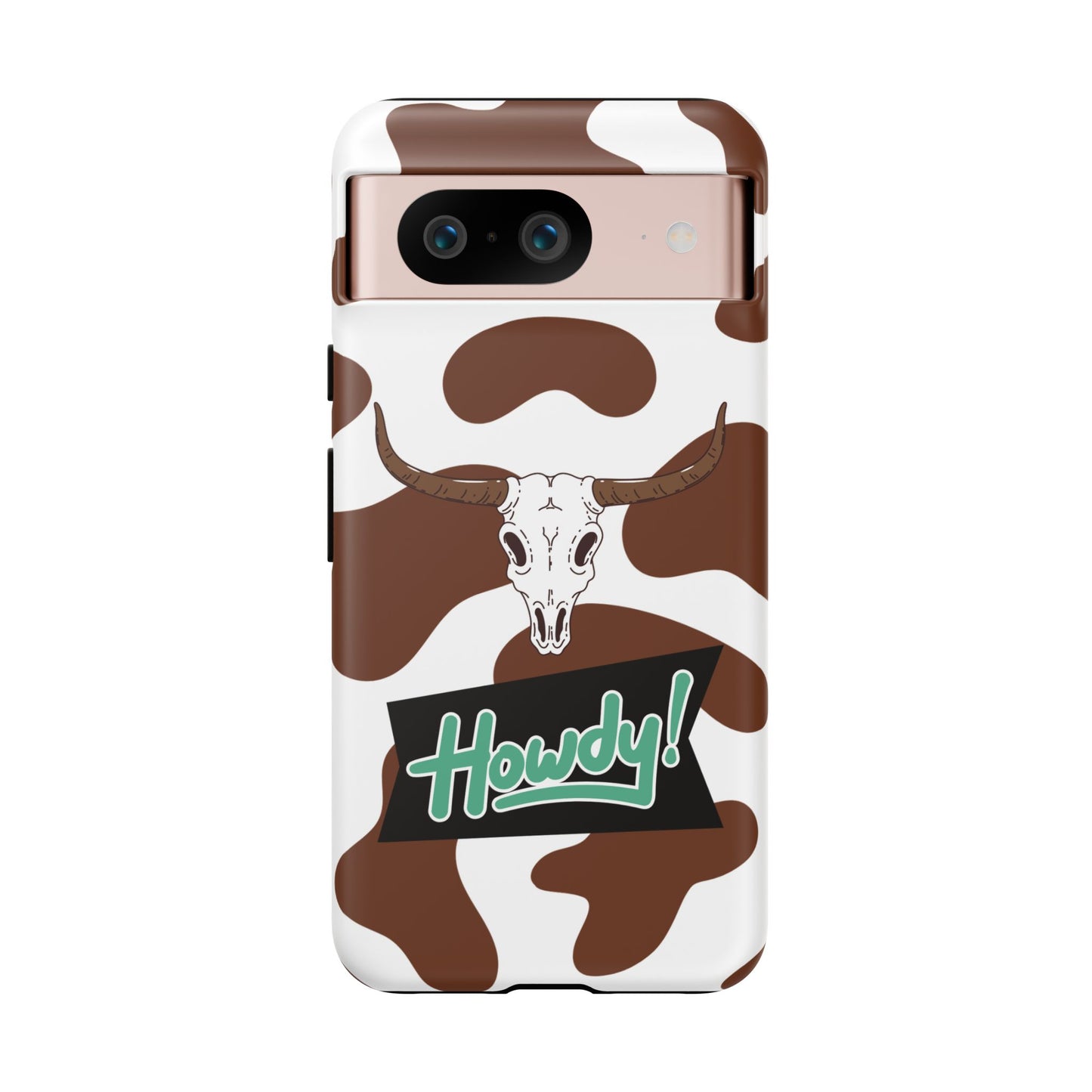 'Howdy Cowhide Skull' - Google Pixel Phone Case