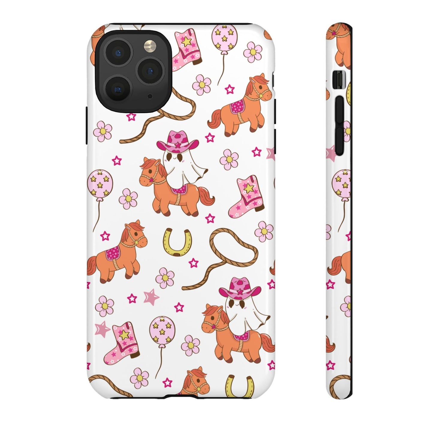 'Cowgirl Ghost Pony' - iPhone Case