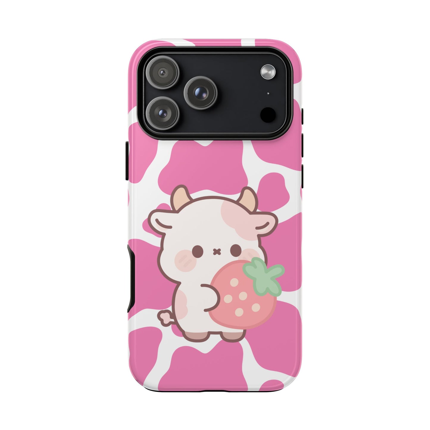 'Kawaii Pink Cow'- Samsung Case