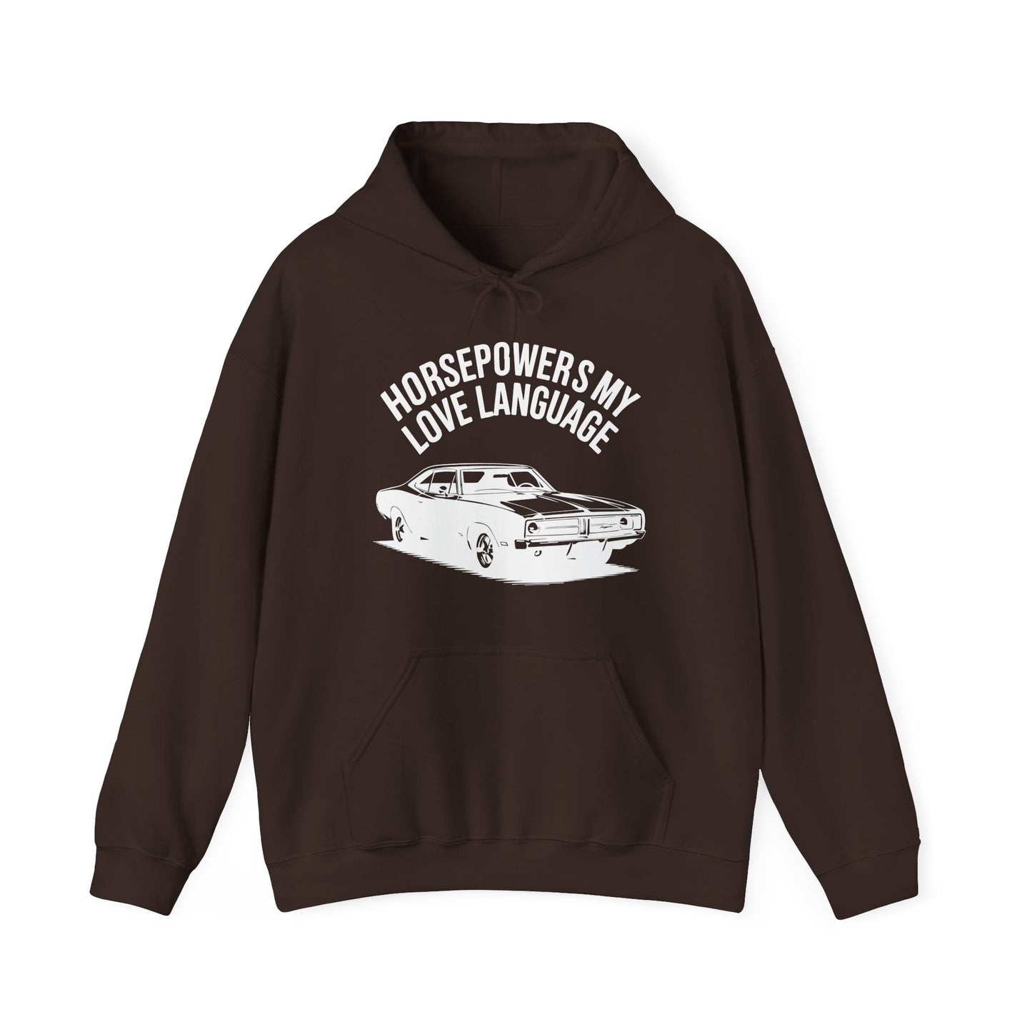'Horsepowers My Love Language' - Muscle Car Hoodie