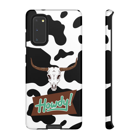 'Howdy Cowhide Skull' - Samsung Phone Case