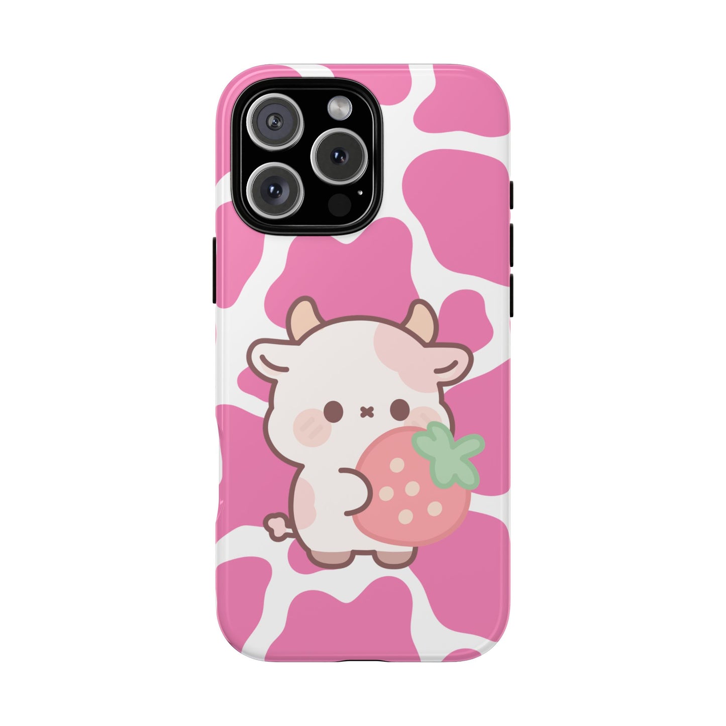 'Kawaii Pink Cow'- Samsung Case