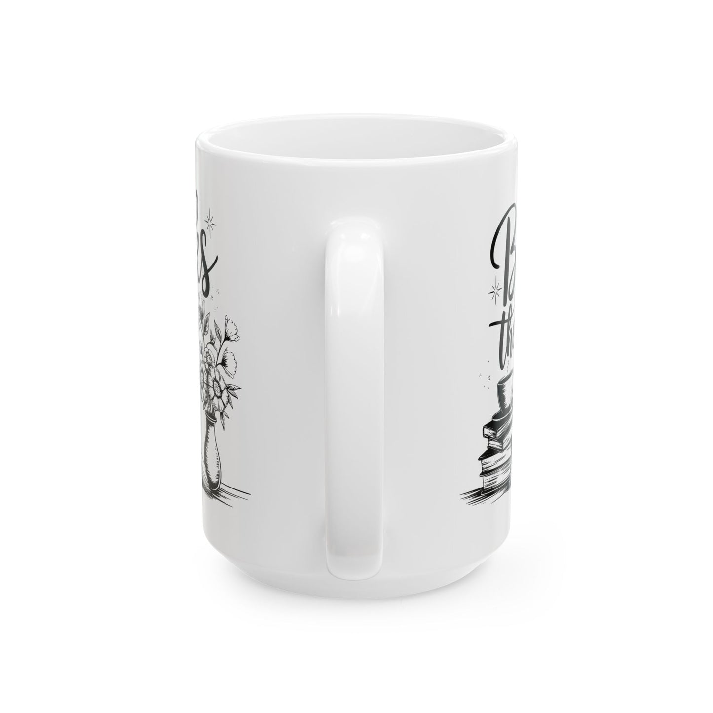 'Books are my therapy' - Ceramic Mug