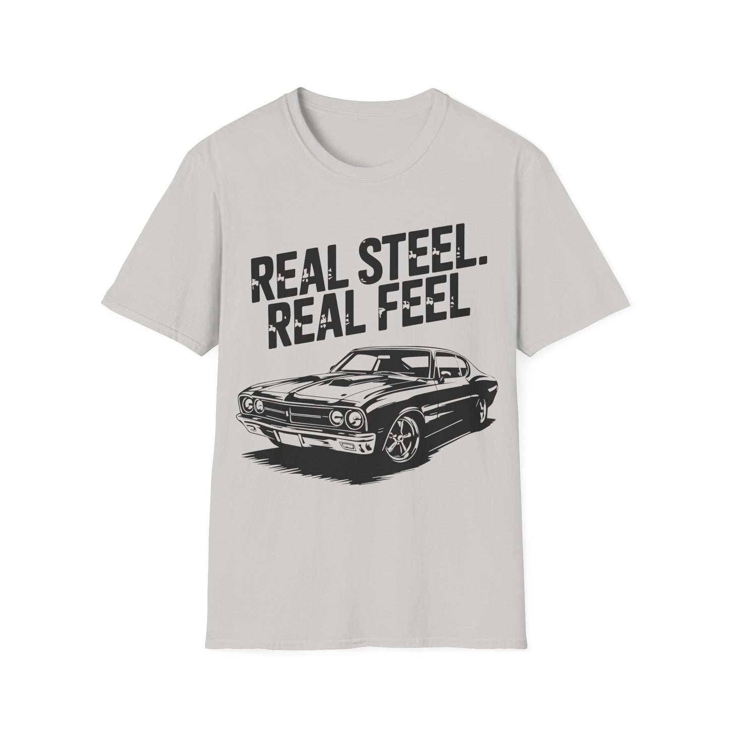 'Real Steel. Real Feel' - Muscle Car T-shirt