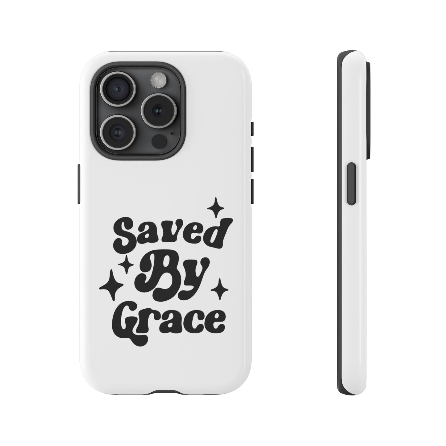 'Saved By Grace' - iPhone Case