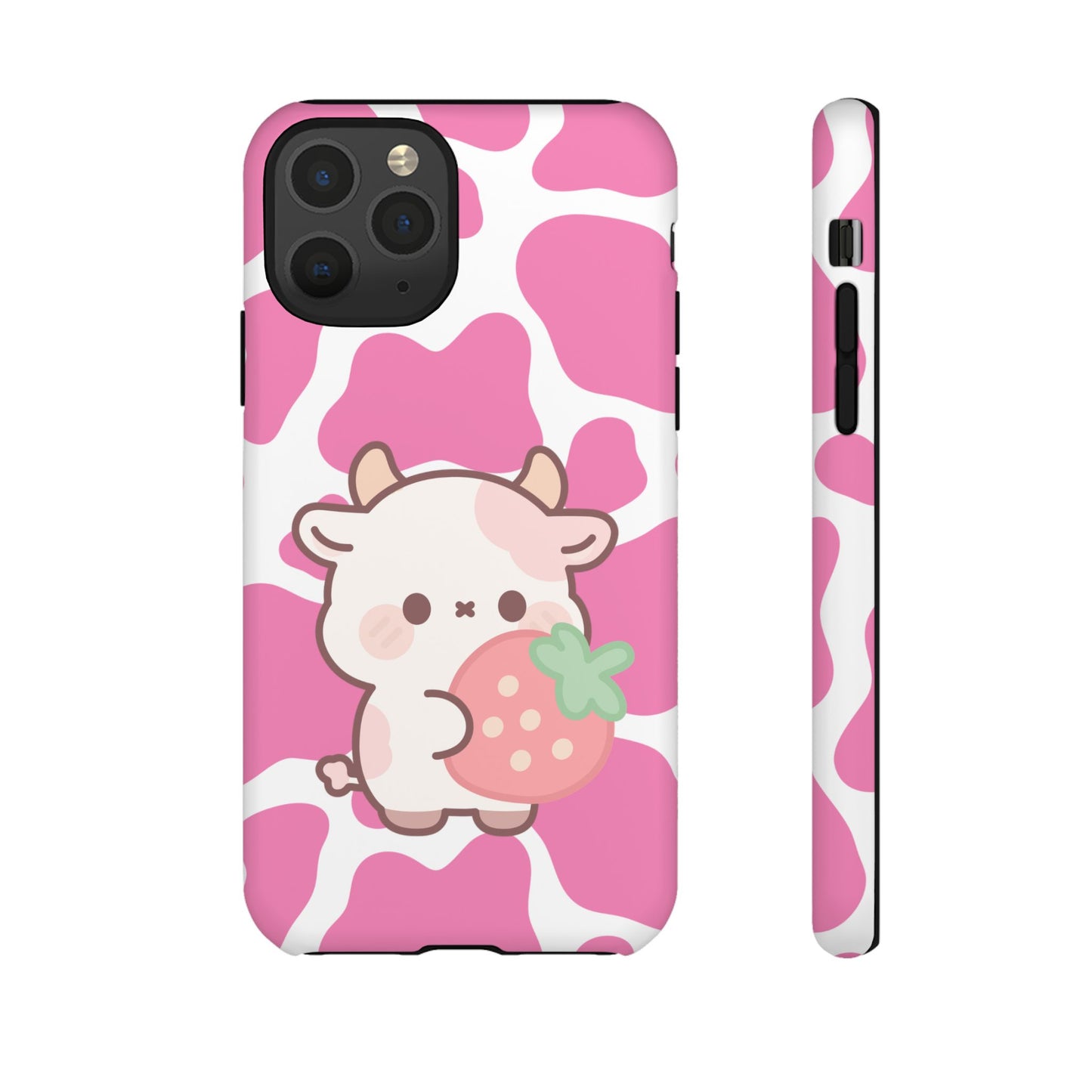 'Kawaii Pink Cow'- Samsung Case