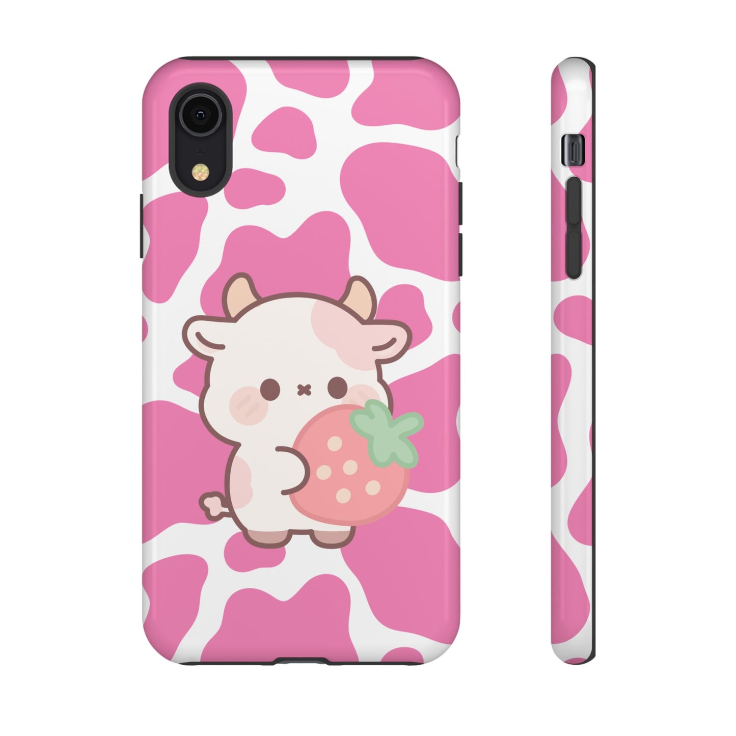 'Kawaii Pink Cow'- Samsung Case