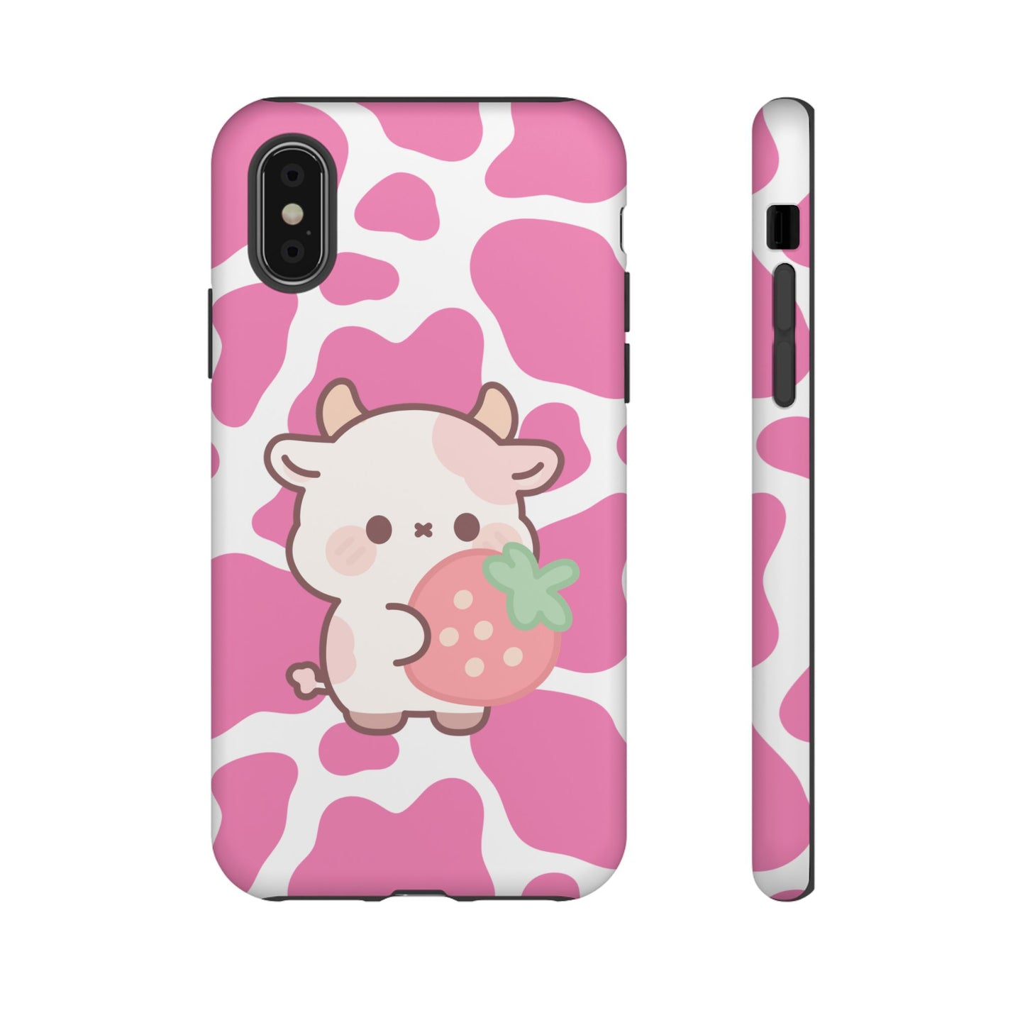 'Kawaii Pink Cow'- Samsung Case