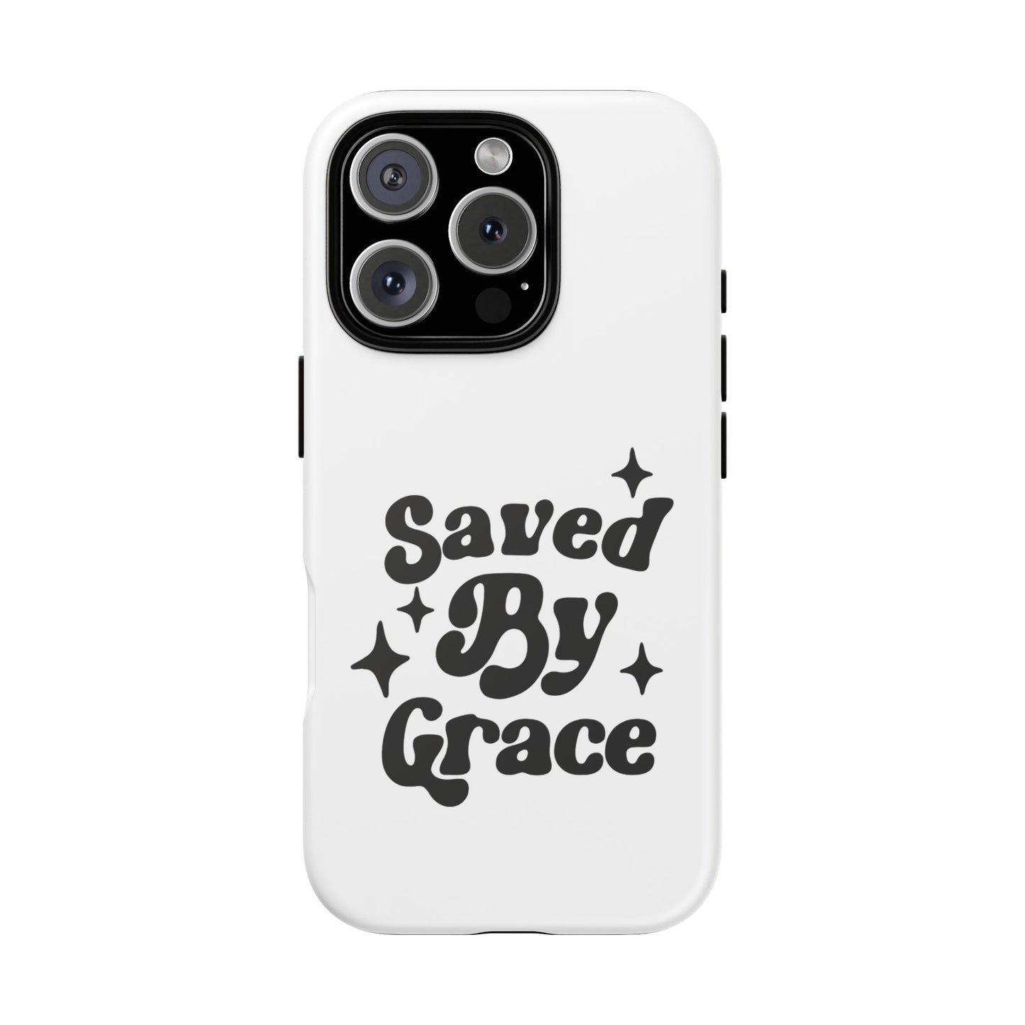 'Saved By Grace' - iPhone Case