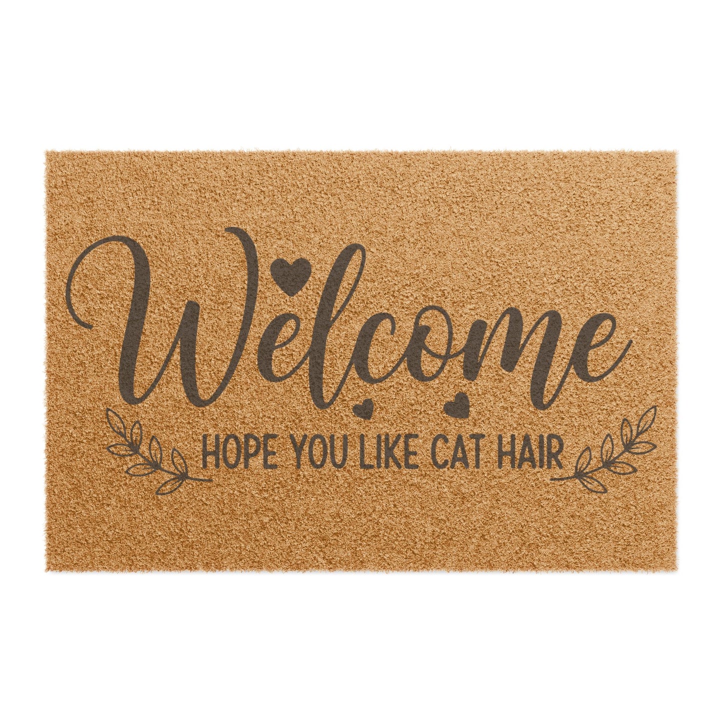 'Welcome, Hope You Like Cat Hair' - Doormat