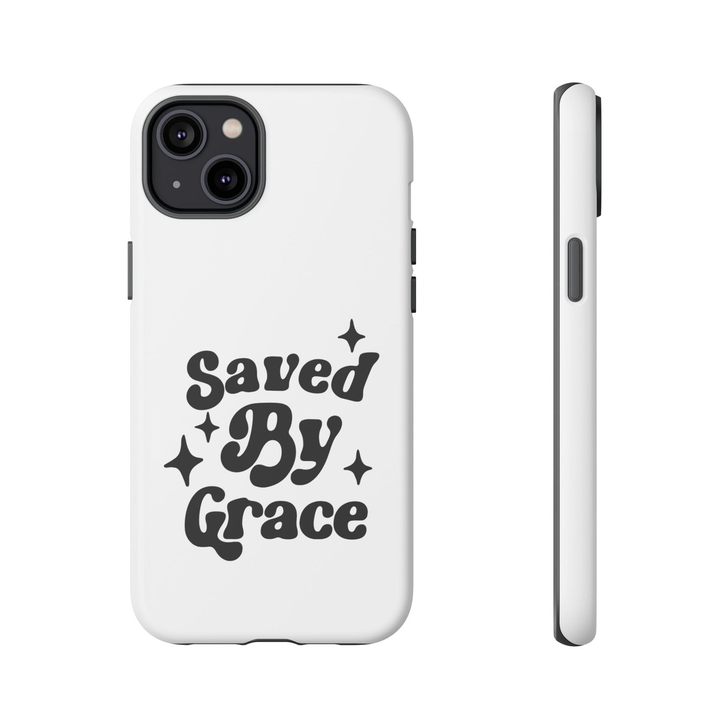'Saved By Grace' - iPhone Case