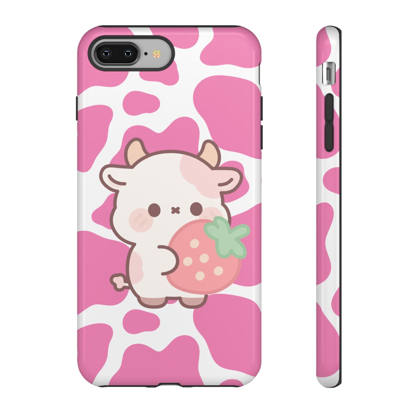 'Kawaii Pink Cow'- Samsung Case