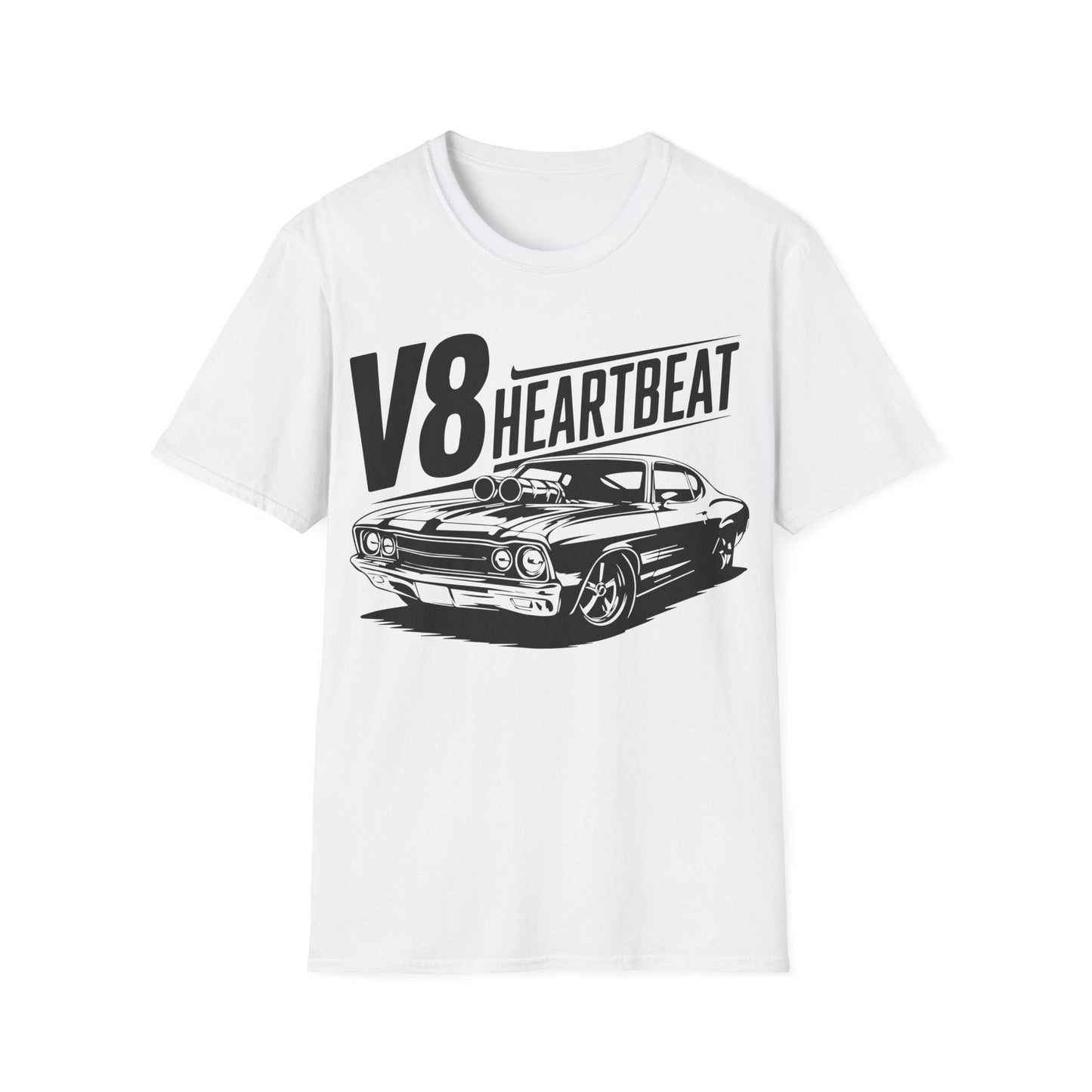 'V8 Heartbeat' - Muscle Car T-shirt