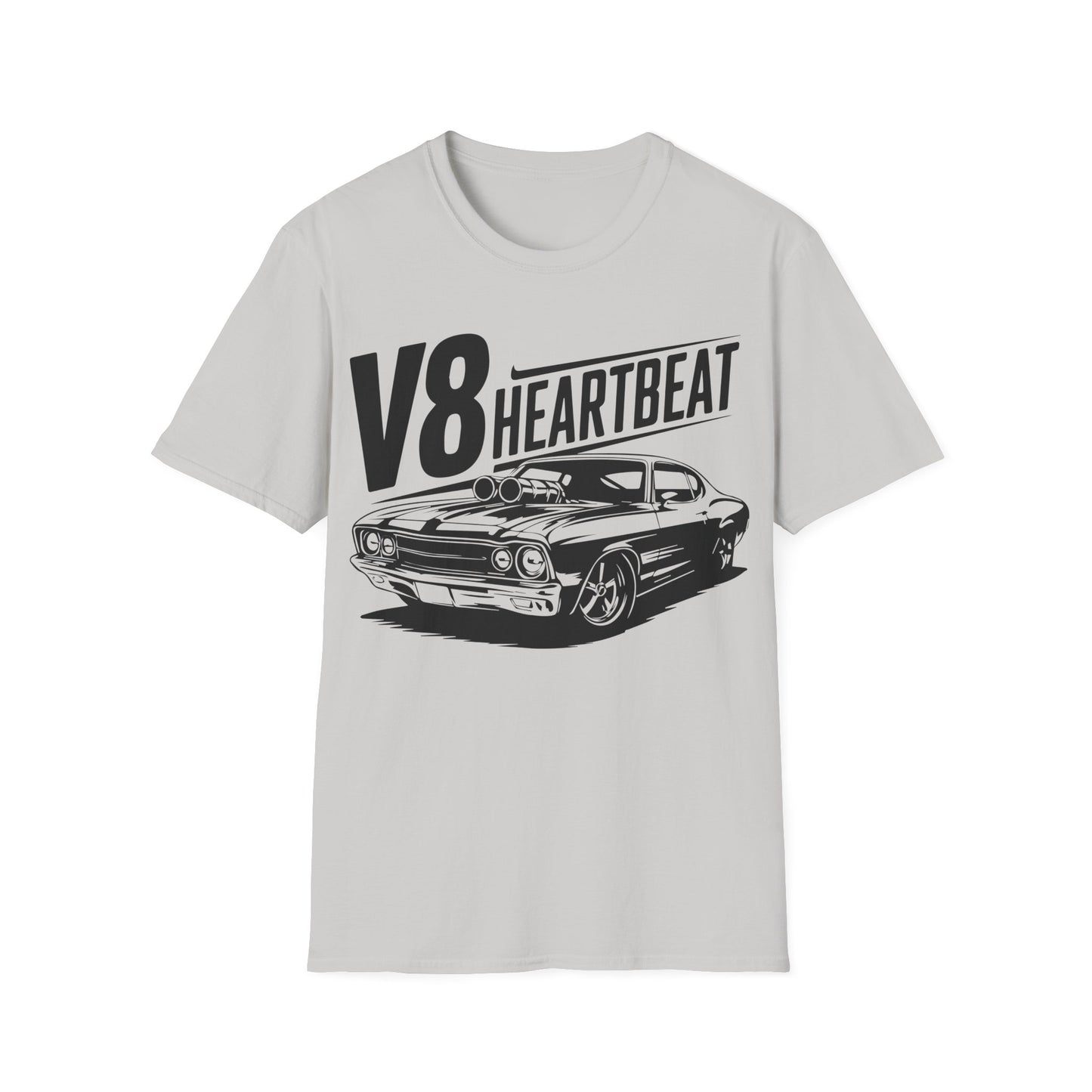 'V8 Heartbeat' - Muscle Car T-shirt