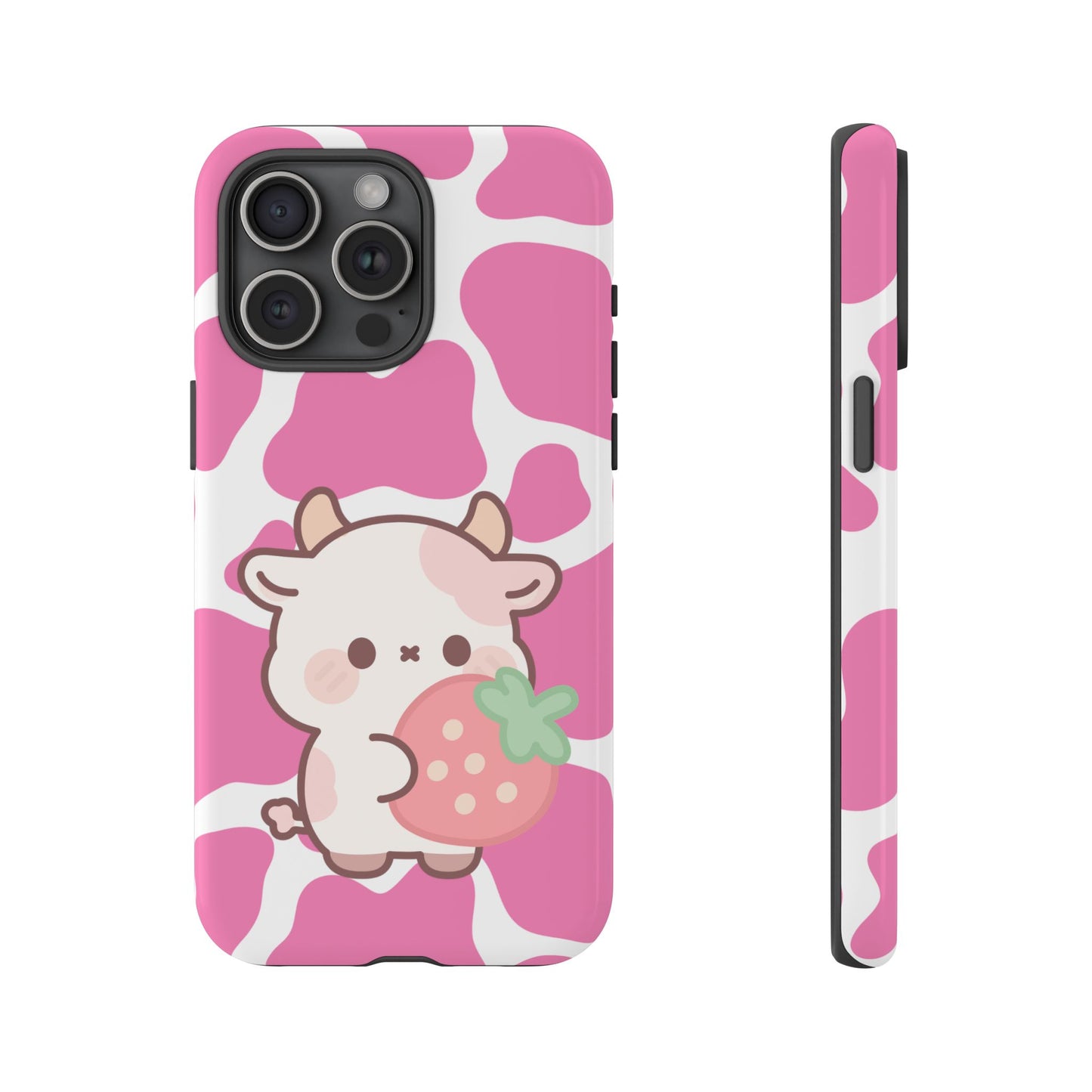 'Kawaii Pink Cow'- Samsung Case