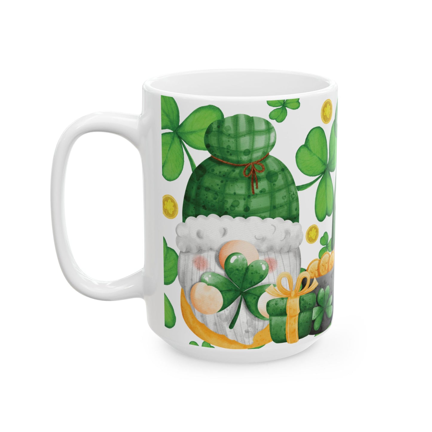 'St. Patrick’s Gnome' - Ceramic Mug