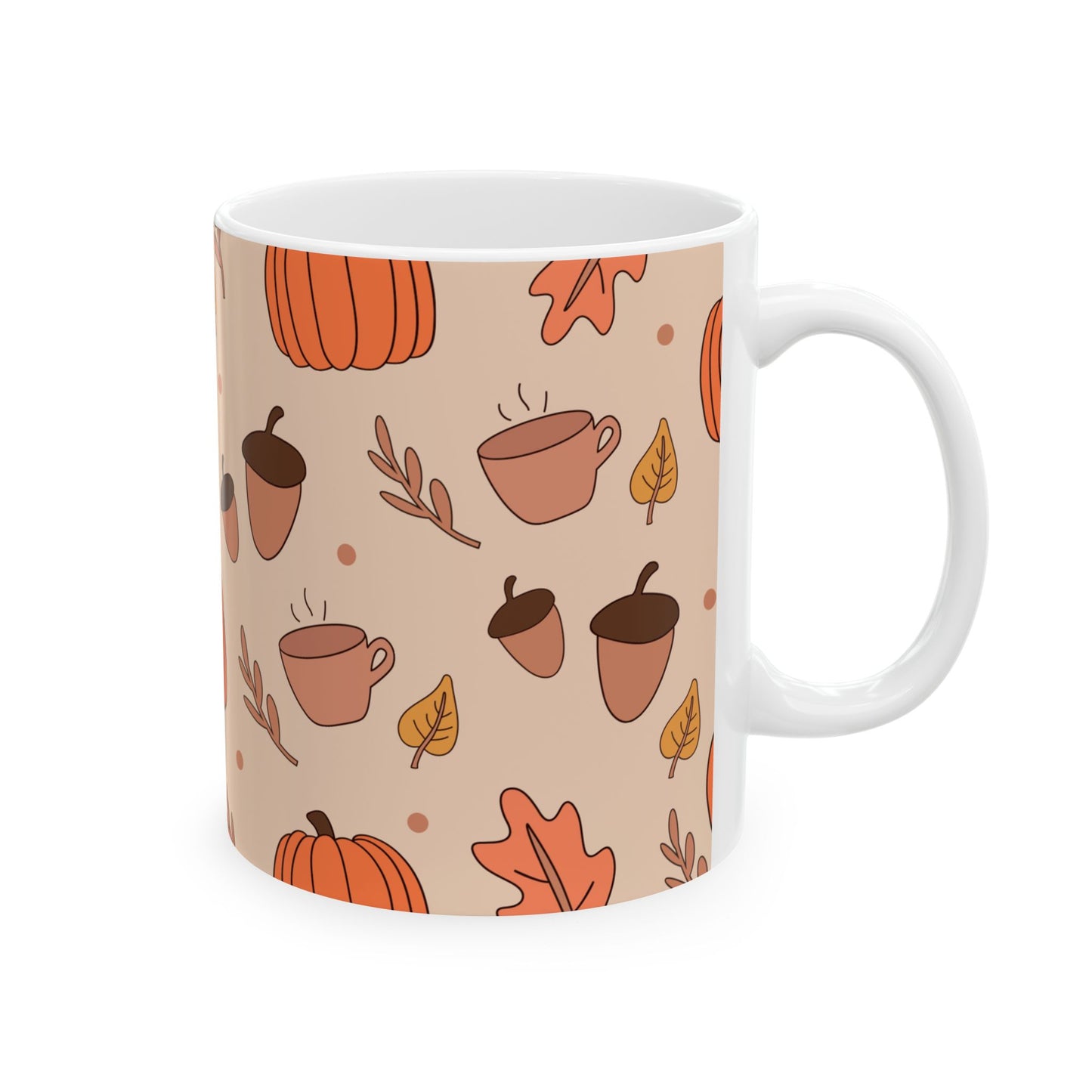 'Pumpkin Acorn'  Ceramic Mug