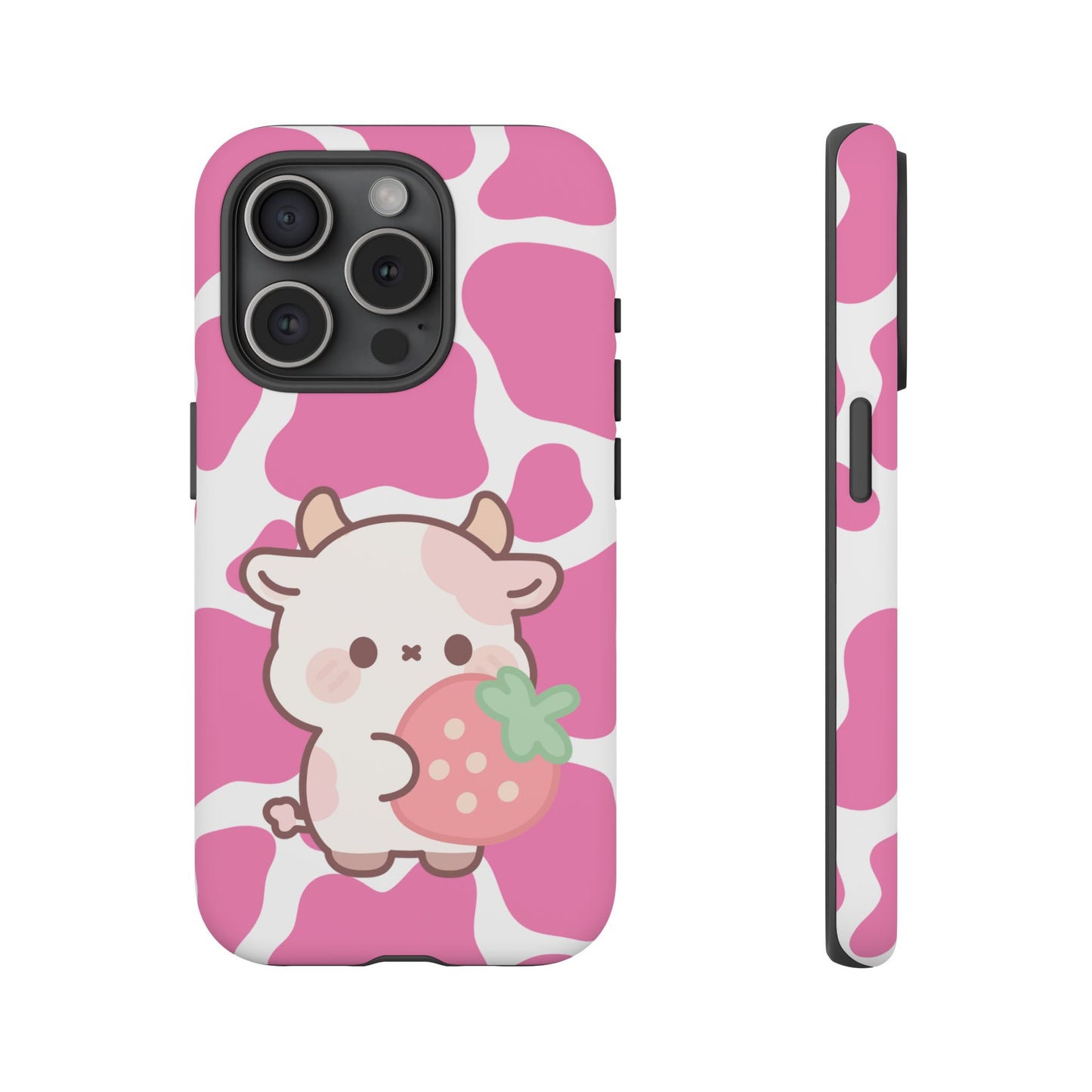 'Kawaii Pink Cow'- Samsung Case