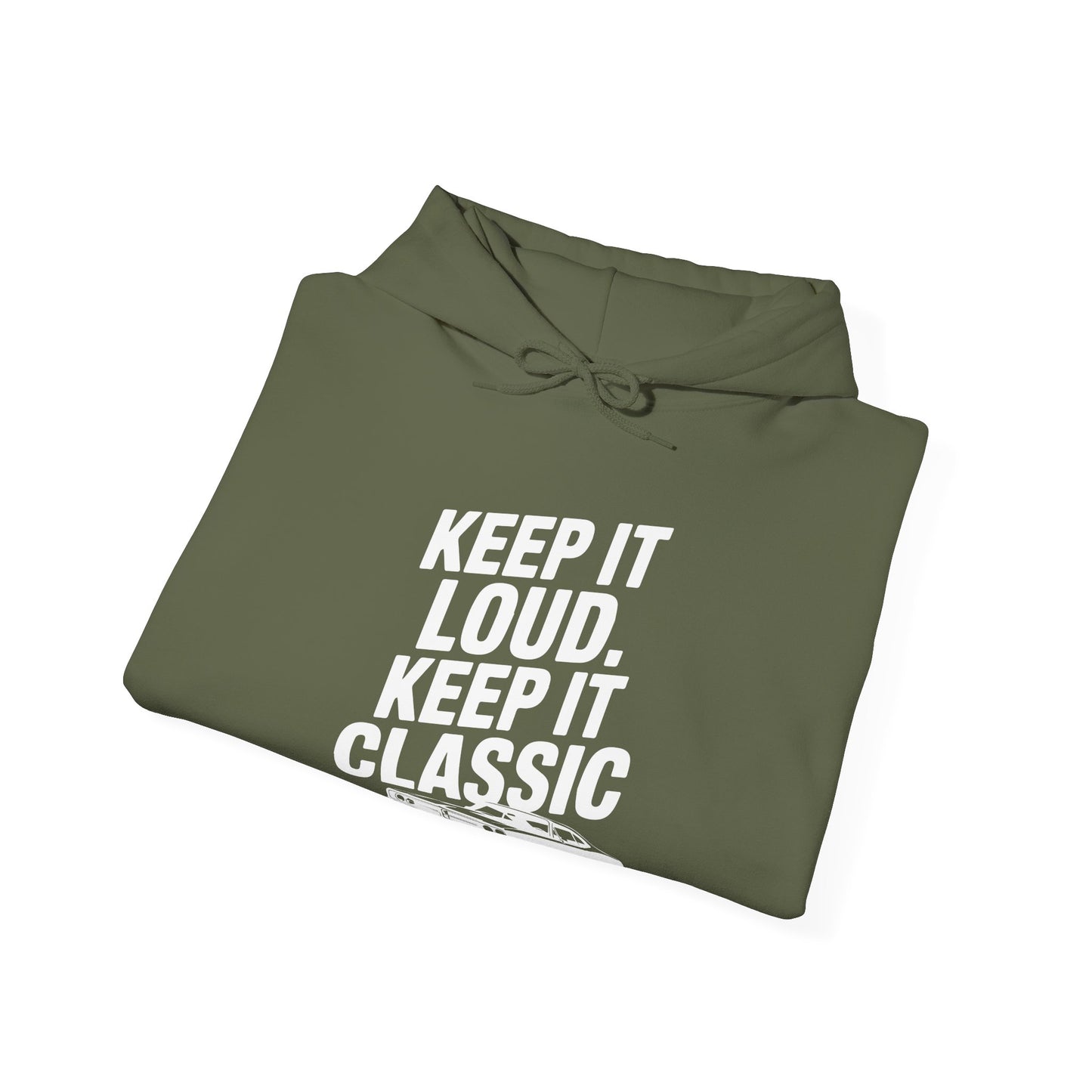 'Keep It Loud. Keep It Classic.' - Muscle Car Hoodie