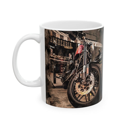 'Vintage Motorcycle' - Ceramic Mug