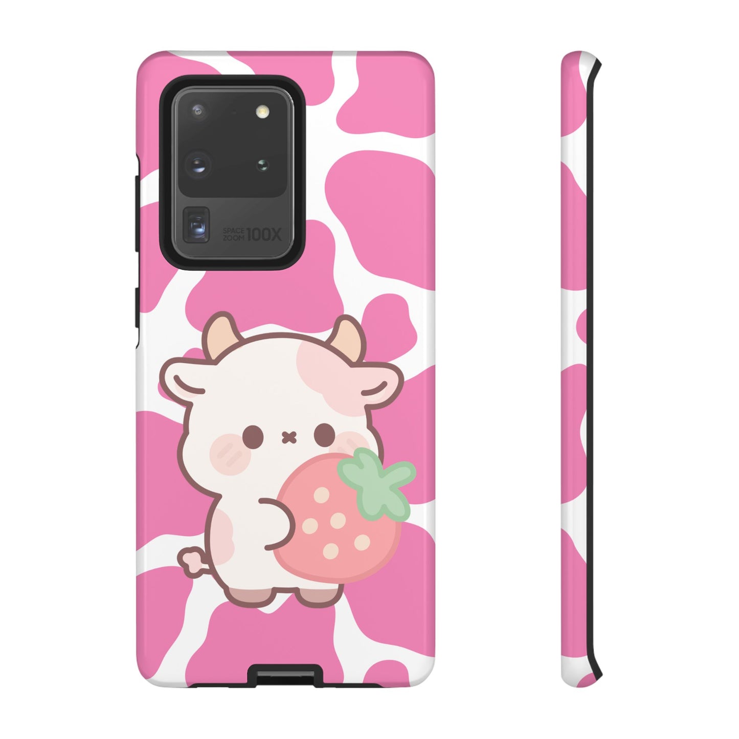 'Kawaii Pink Cow'- Samsung Case