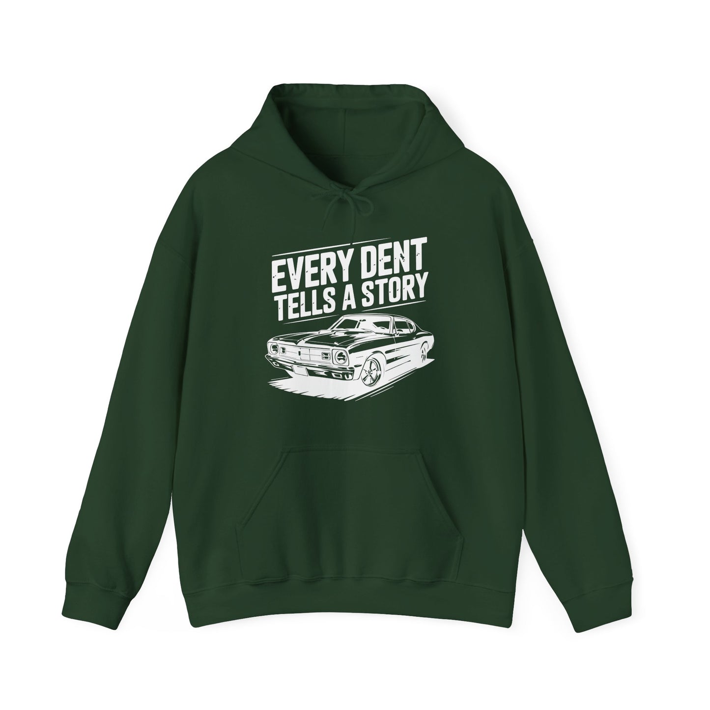 'Every Dent Tells a Story' - Muscle Car Hoodie