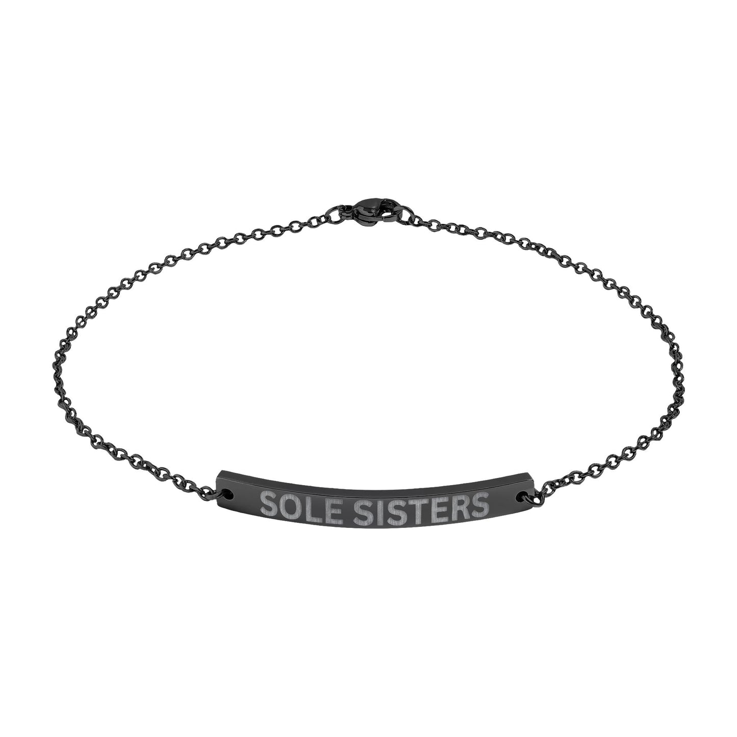 'Sole Sisters' - Engraved Anklet