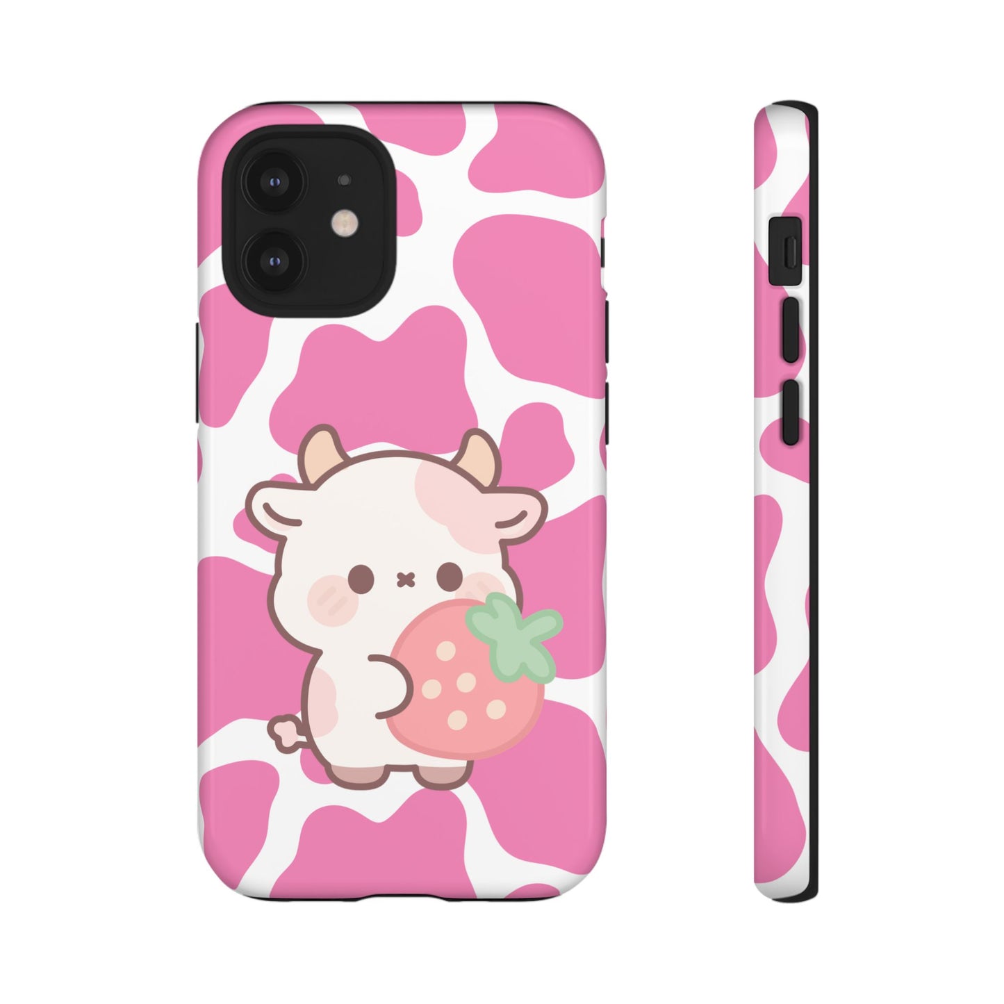 'Kawaii Pink Cow'- Samsung Case