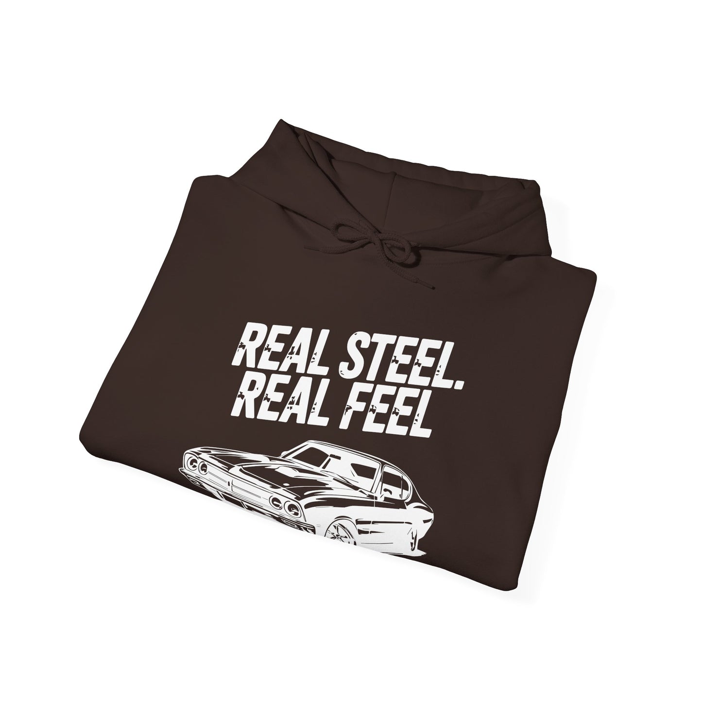 'Real Steel Real Feel' - Muscle Car Hoodie