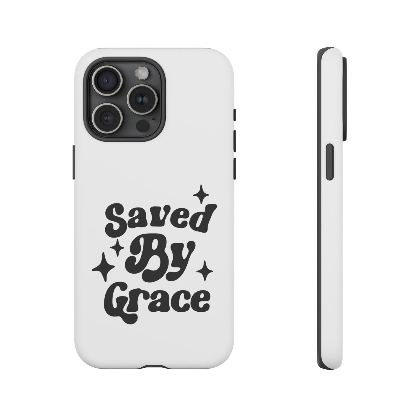 'Saved By Grace' - iPhone Case