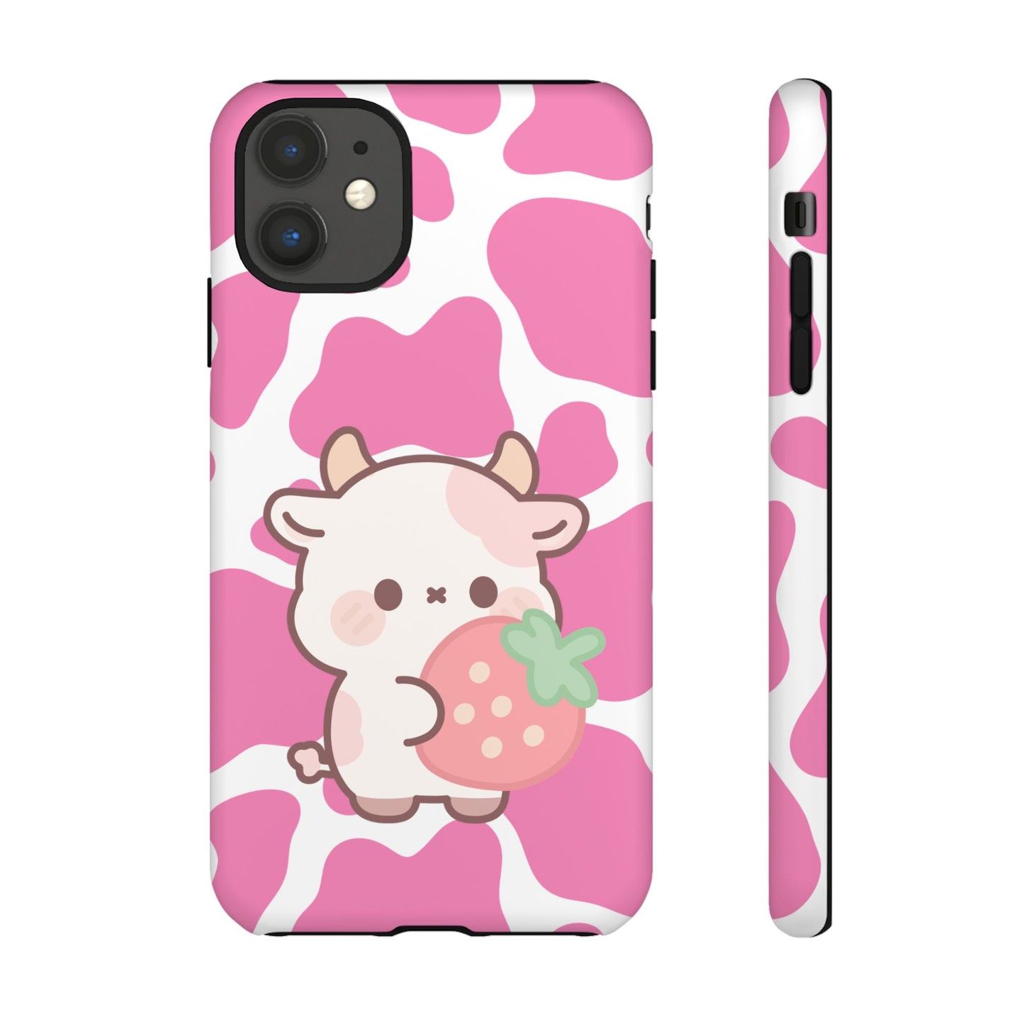 'Kawaii Pink Cow'- Samsung Case